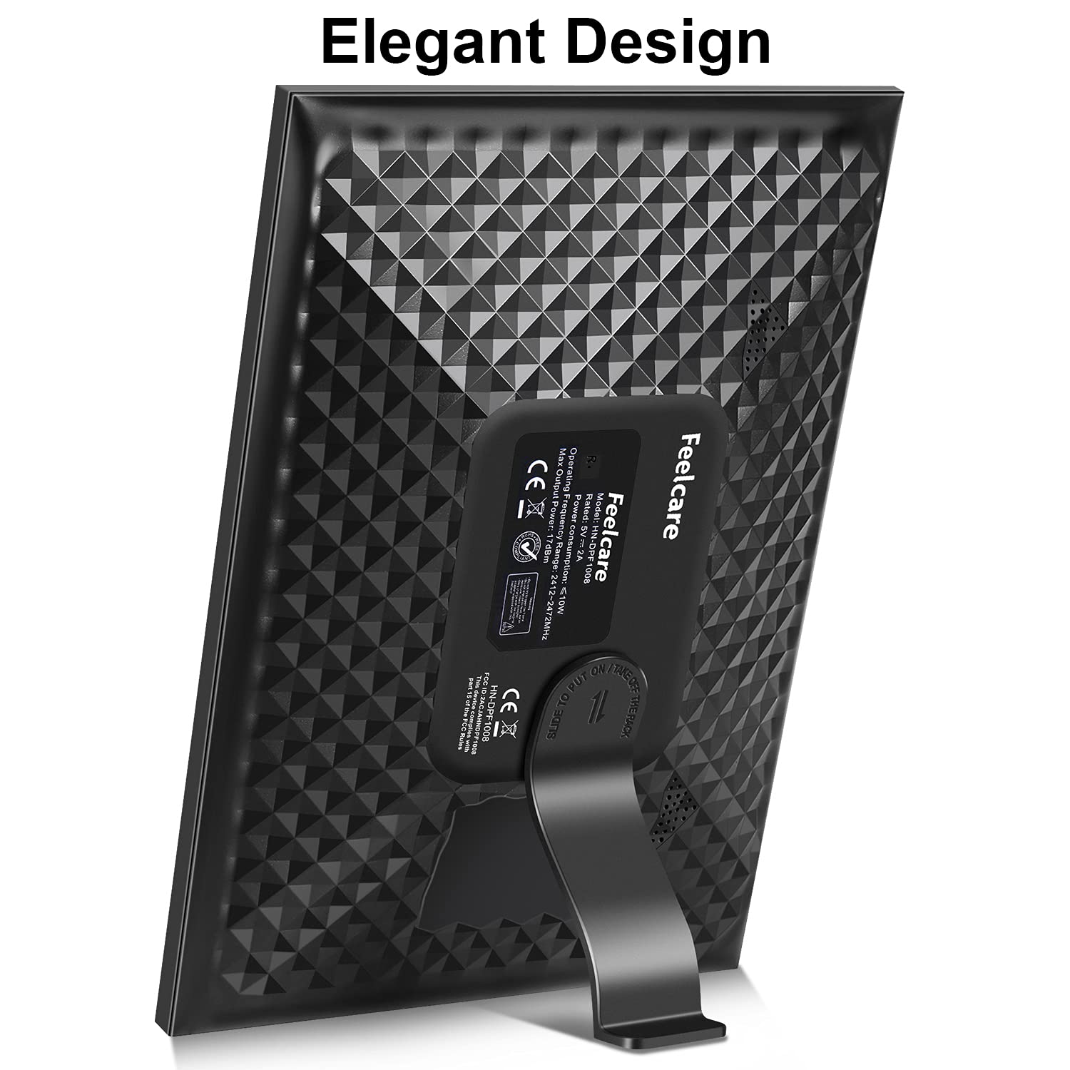 Feelcare 10.1 Inch Wifi Digital Picture Frame, Send Photos Or Videos Instantly From Anywhere Via App, Touch Screen, 1920X1200 Fu