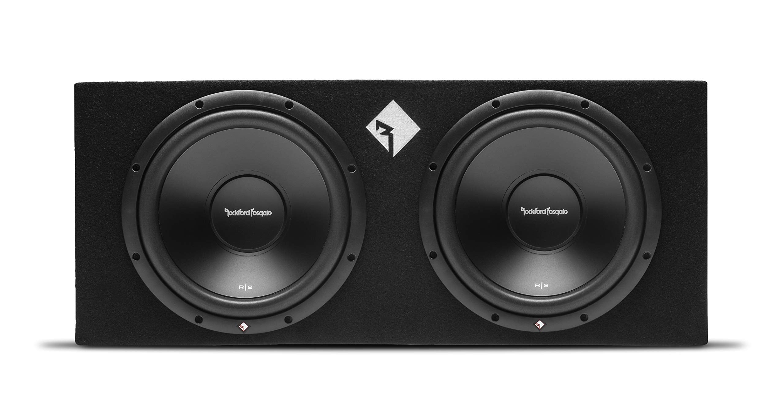 Rockford Fosgate Prime R2 2X12 Dual 12' Subwoofers In Sealed Loaded Enclosure 500 Watts Rms / 1000 Watts Peak