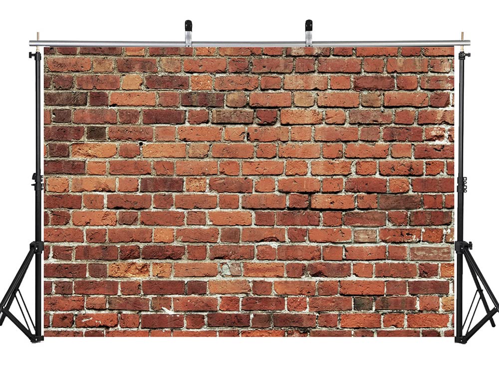 Aiikes 6X4Ft Red Brick Wall Photography Backdrop Thin Vinyl Photo Backdrops Background Baby Birthday Party Graduation Home Decor