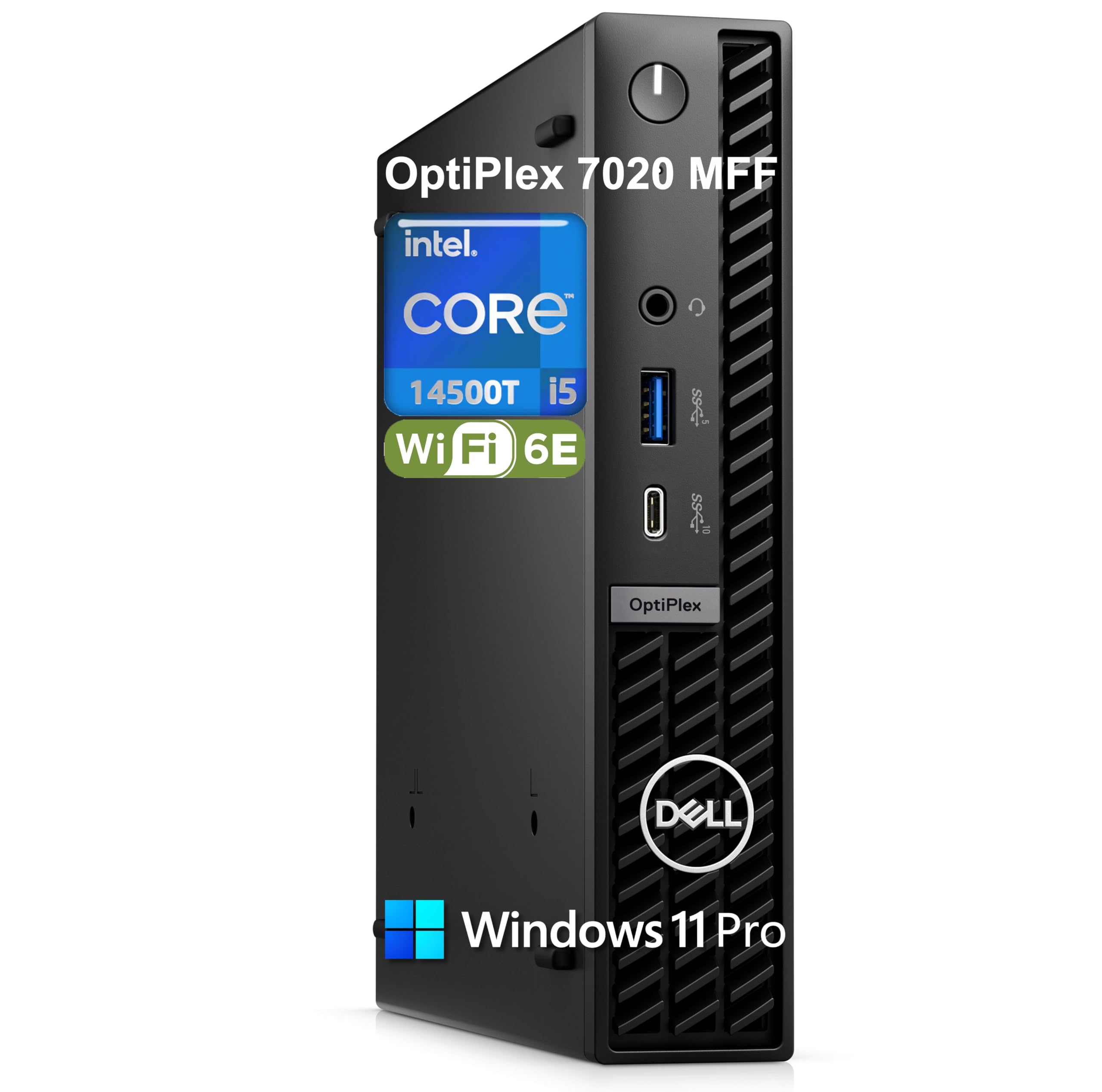 Dell OptiPlex 7020 MFF 7000 Series Mini PC Business Desktop Computer, 14th Gen Intel 14-Core i5-14500T (Beat i7-13700T), 64GB DD