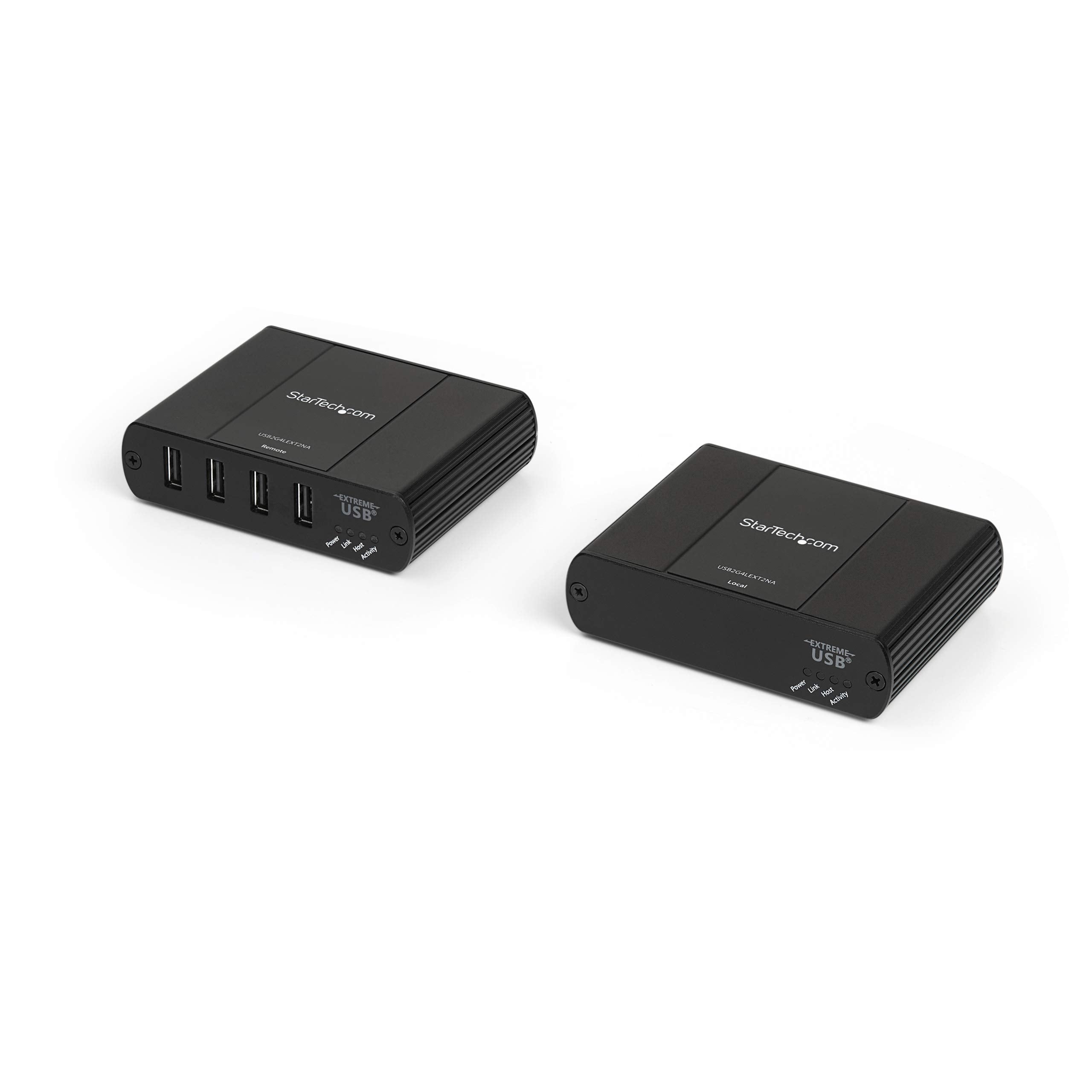 Startech.Com 4 Port Usb 2.0 Extender Over Ethernet/Ip Network Hub   Up To 330Ft (100M)   Usb Over Gigabit Lan Or Direct Cat5E/Ca