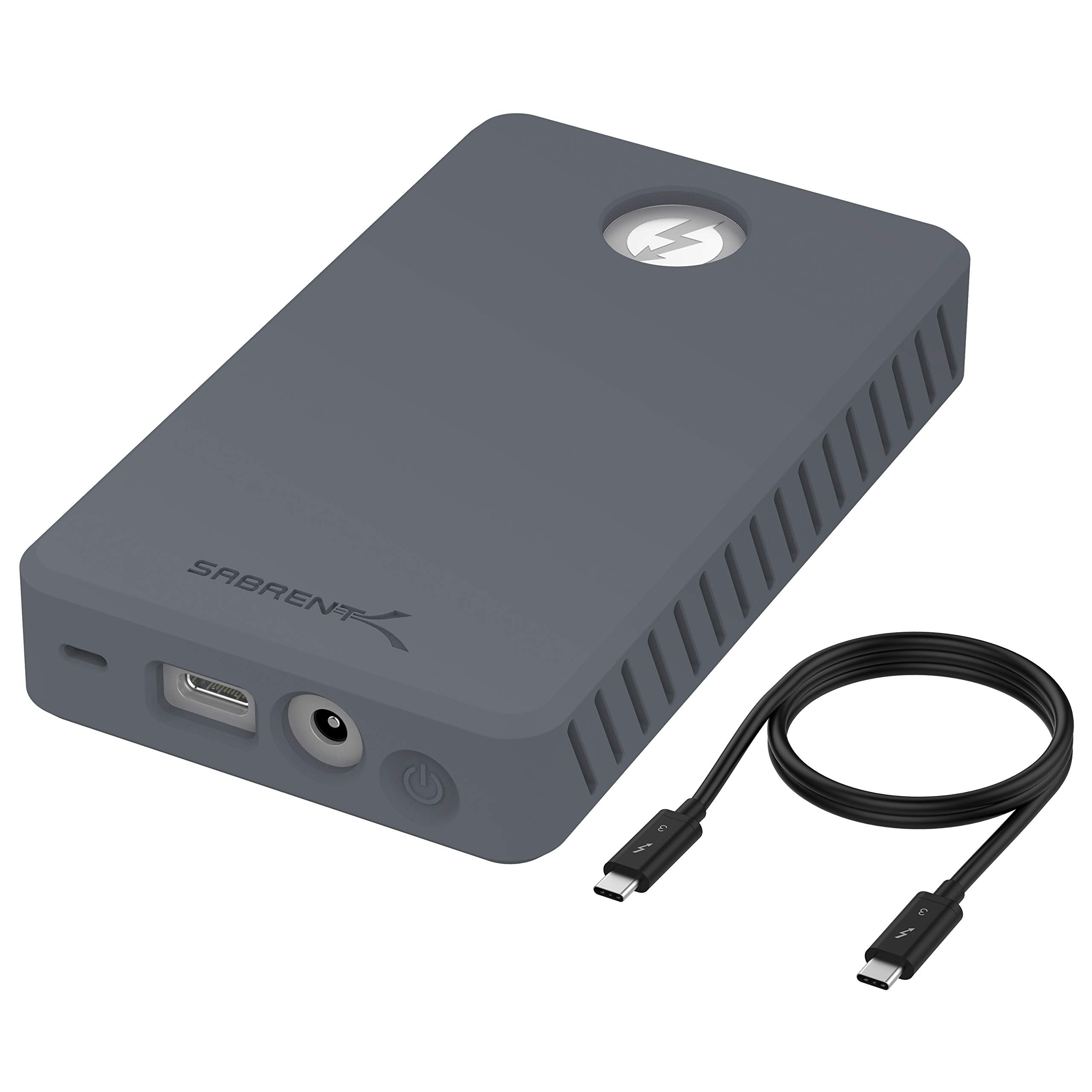 Sabrent Thunderbolt 3 To Dual Nvme M.2 Ssd Tool Free Enclosure (Ec T3Dn)