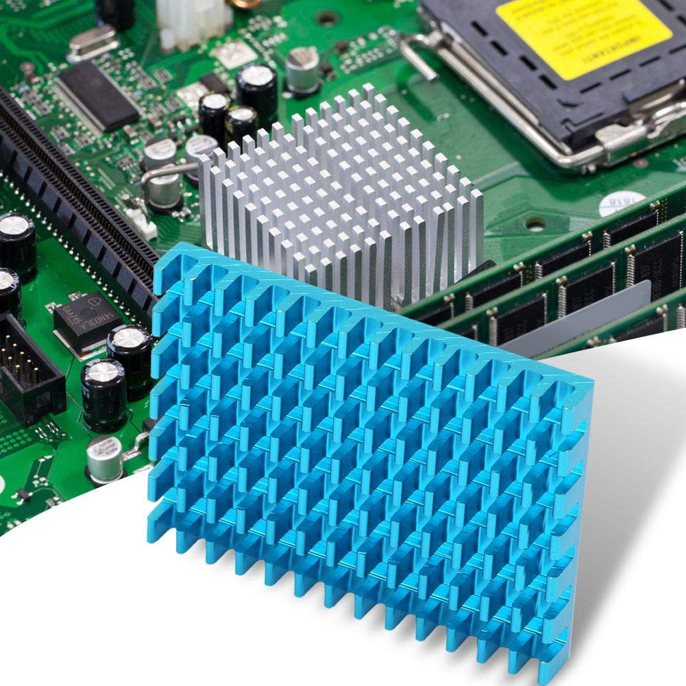 5Pcs Aluminum Heatsink Cooling Fin Circuit Board Cooling Fin Heatsink Cooler Chip Heat Sink 40  30  5Mm