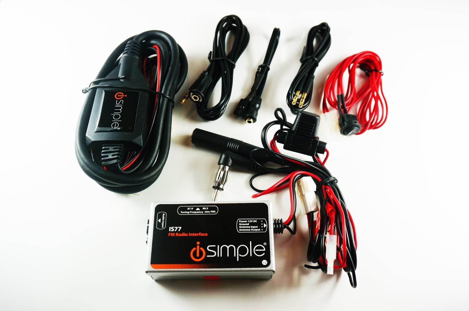 Isimple Is77 Universal Ipod And Iphone Audio Input Cable For Fm Radios