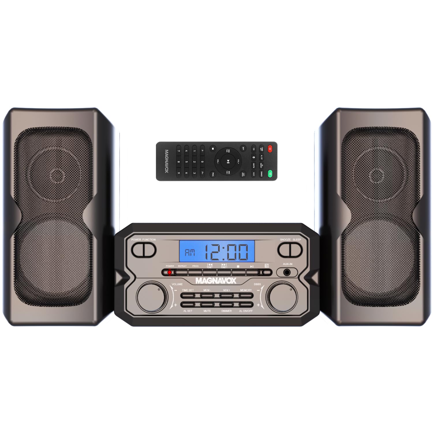 Magnavox Mm435 Compact Shelf System Black