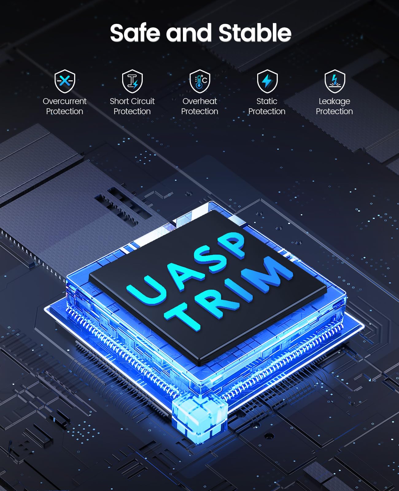 ORICO Hard Drive Docking Station Dual Bay USB 3.0 to SATA with Duplicator/Offline Clone Function External Hard Drive Dock for 2.5''/3.5'' HDD SSD Max Up to 40TB Support UASP Plug&Play DD C