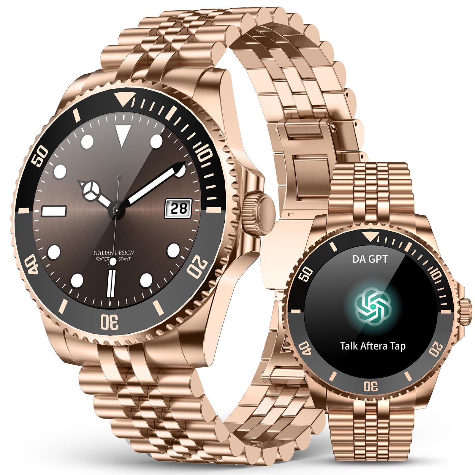 2025 Da Gpt Smart Watch, Deep Search, Heart Rate, Blood Pressure, Blood Oxygen, Sleep Monitor, 107 Sports Modes, Waterproof Roun