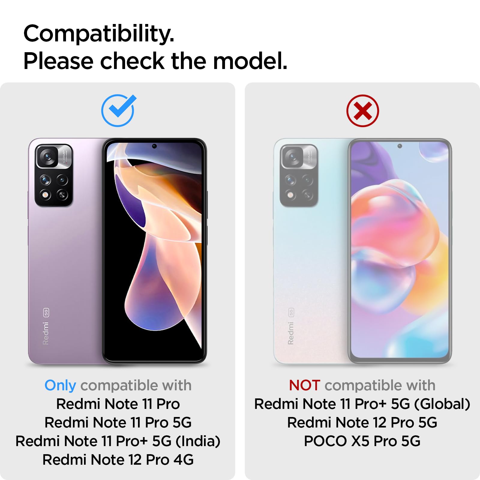 Spigen Liquid Air Designed For Redmi Note 11 Pro Case (Liquid Air) - Matte Black