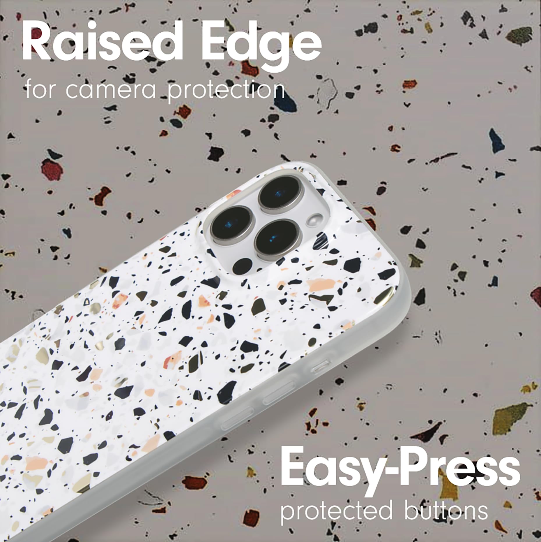 Sonix Case For Iphone 16 Pro | Compatible With Magsafe | 10Ft Drop Tested | Terrazzo Confetti