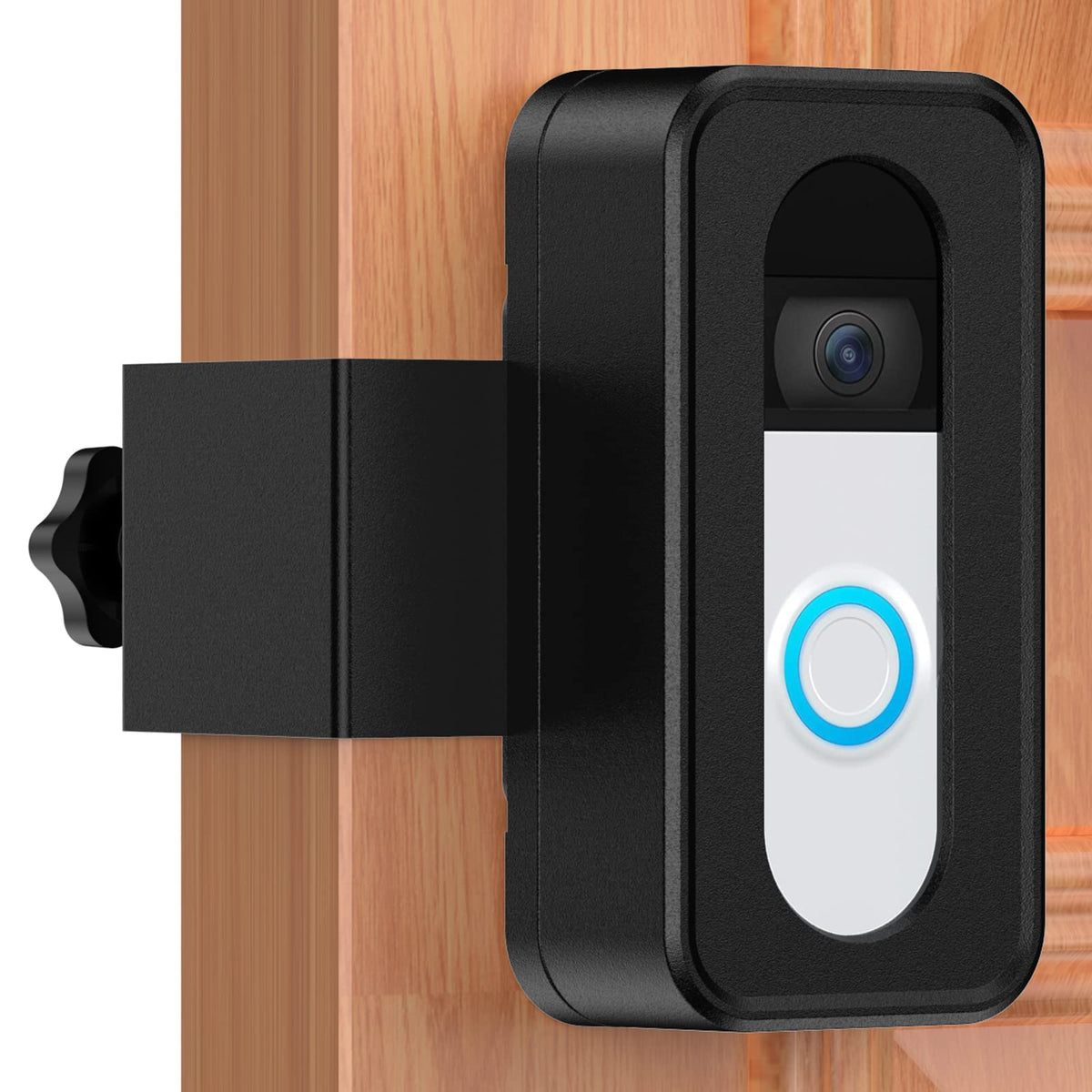 Anti Theft Video Doorbell Mount, No Drill Mounting Bracket For Apartment Renters Home Office Room, Fit For Most Kind Brand Of Vi