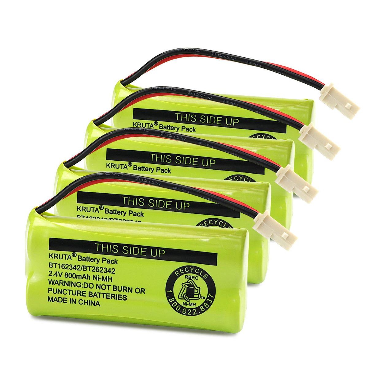 Kruta Bt166342 Bt266342 Battery 2.4V 800Mah Replacement Battery Pack Compatible With For Bt183342 Bt283342 Bt162342 Bt262342 Vte