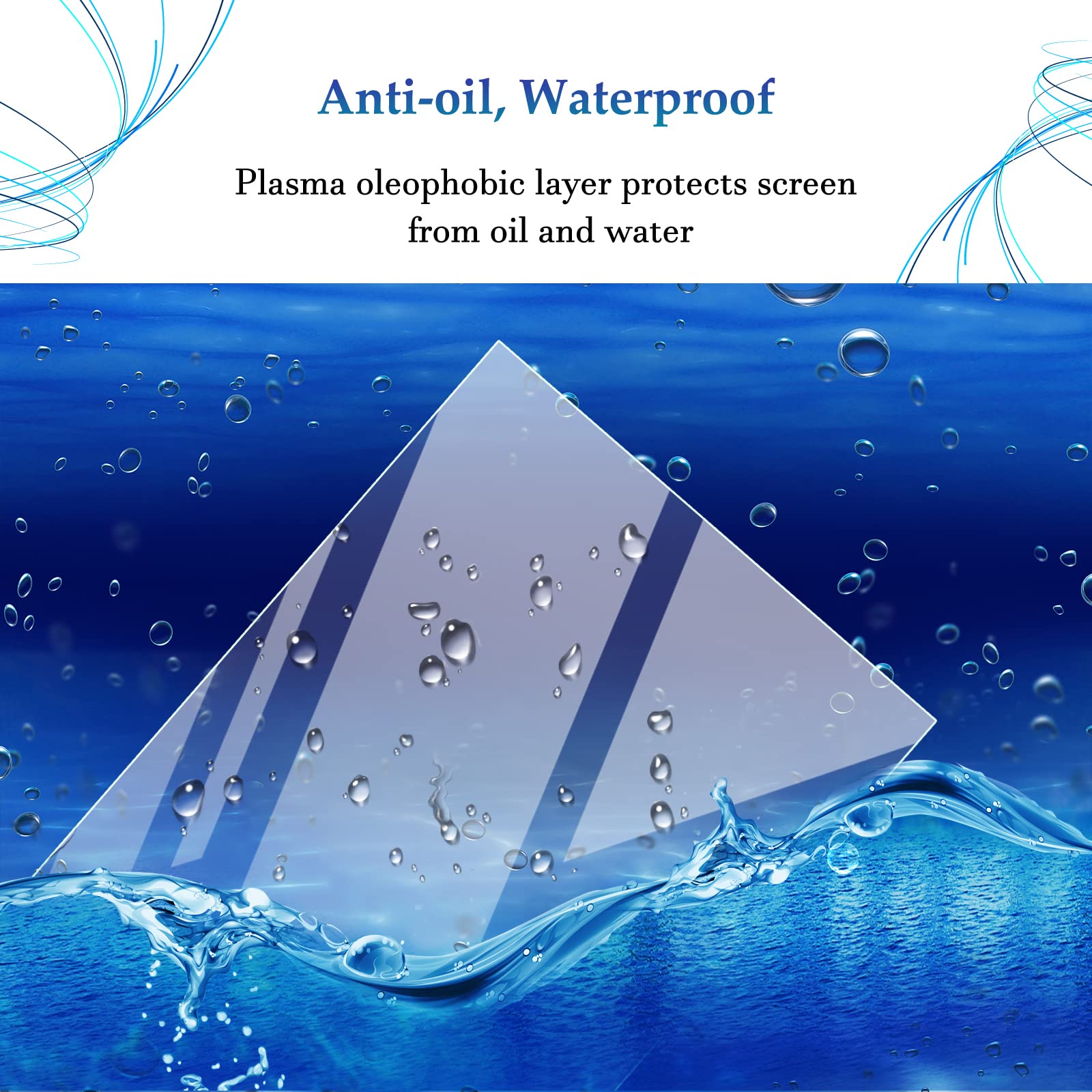 Sktu Screen Protector For 2023 2024 Toyota Bz4X/Subaru Solterra 12.3 Inch Navigation Toyota Bz4X 2024 Accessories [High Clarity, Anti Scratch] (2Pcs)