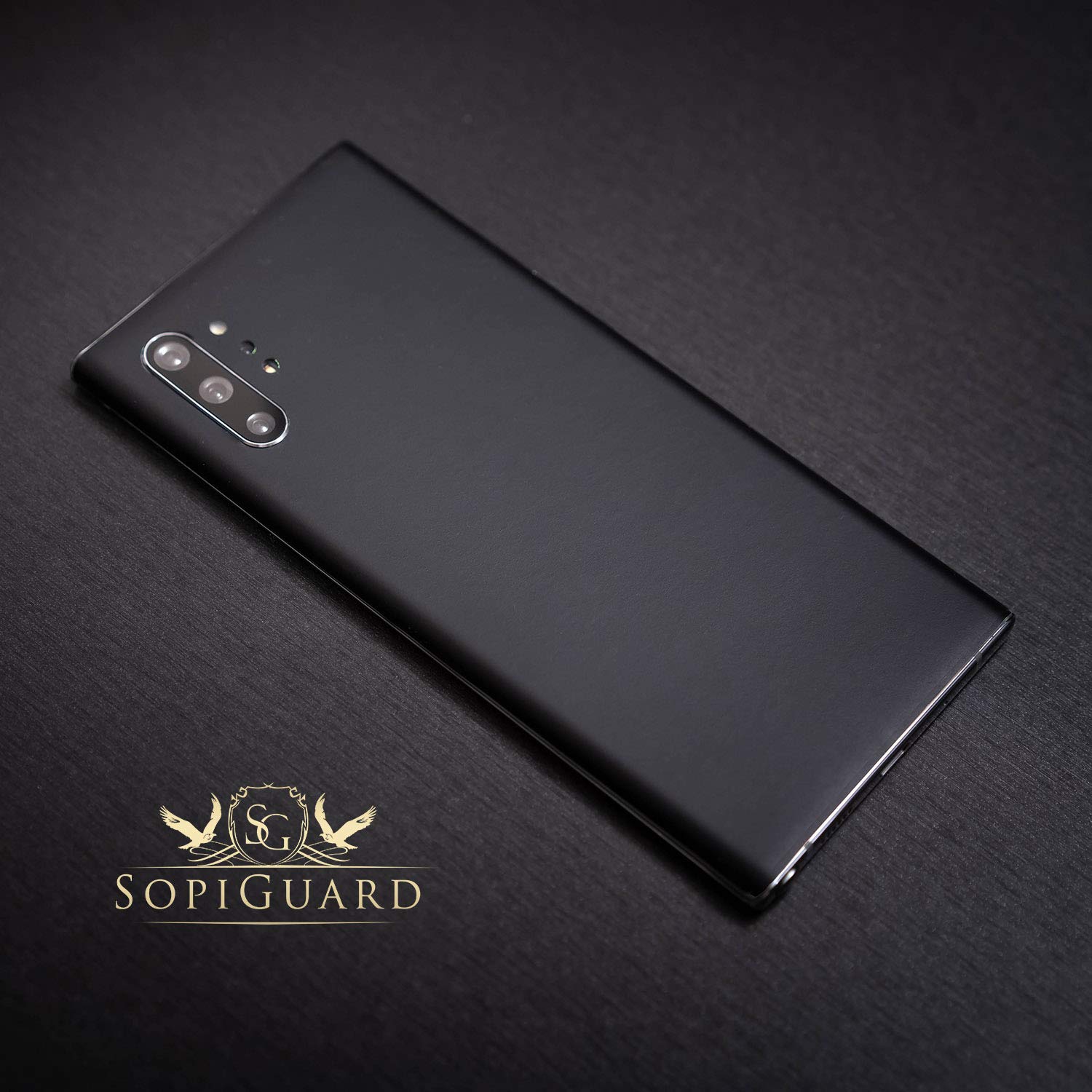 Sopiguard Sticker Skin For Samsung Galaxy Tab S7+ Precision Edge To Edge Full Body Wrap Vinyl Decal (3M Matte Black)