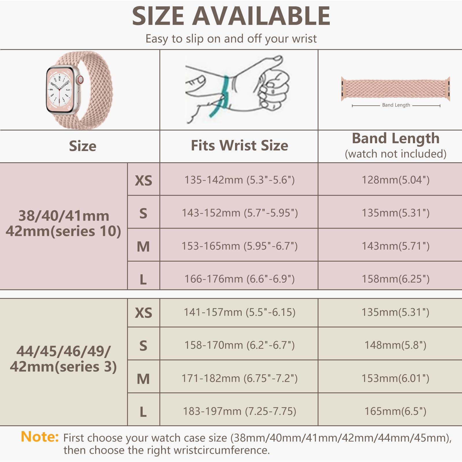 Zedoli Braided Solo Loop Compatible With Apple Watch Band 38Mm 40Mm 41Mm 42Mm For Women Men, Stretchy Nylon Solace Bands Elastic