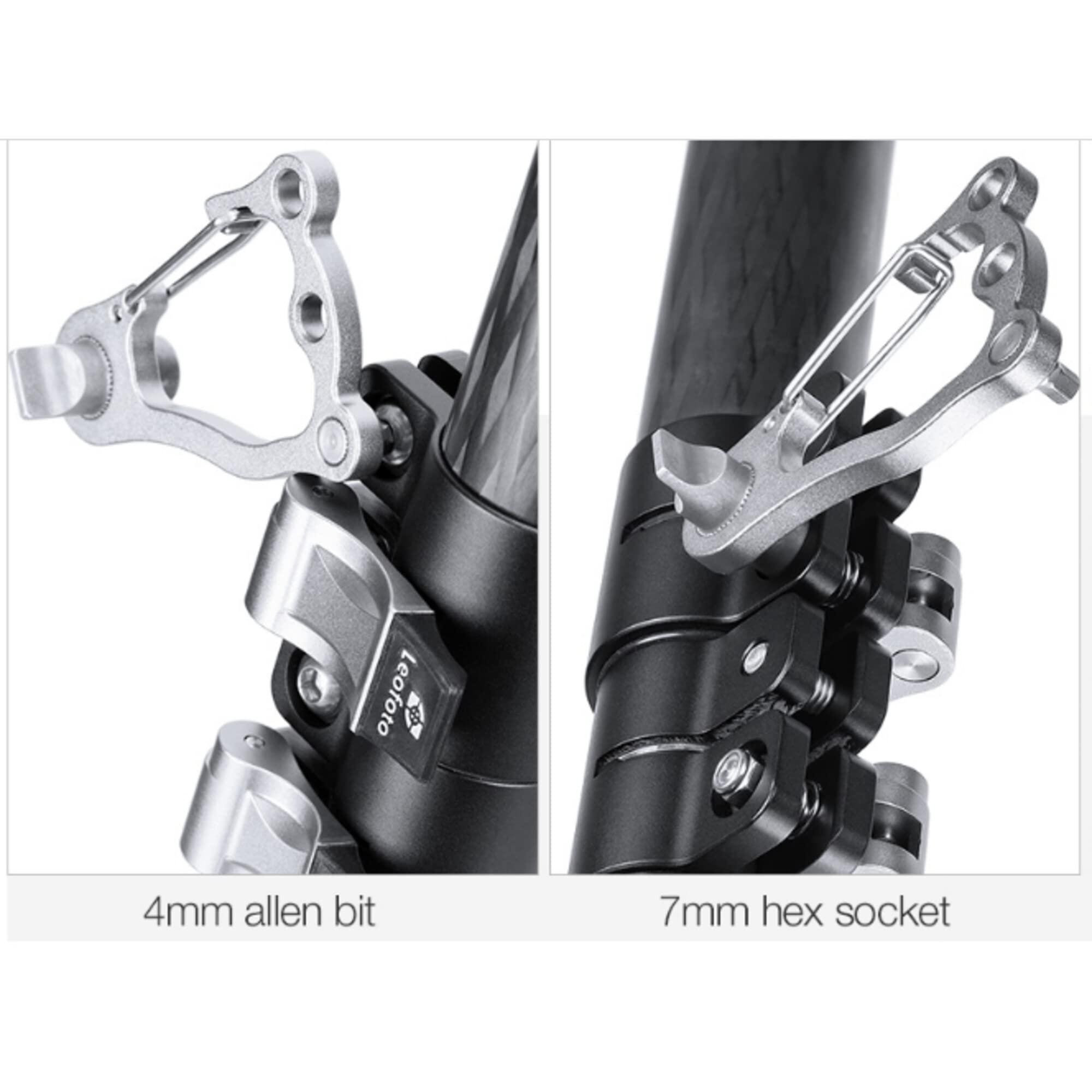 Leofoto Mpl 2 Handy All Metal Photographers Survival Multi Tool Allen Wrench Kit/Carabiner For Tripod