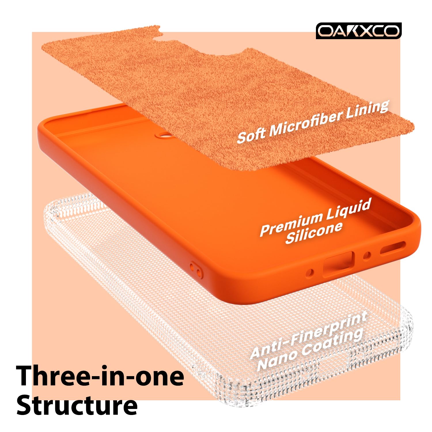 Oakxco For Samsung Galaxy A35 5G Phone Case Liquid Silicone, Neon Bright Solid Color, Thin Slim Soft Rubber Gel Matte Tpu Plain