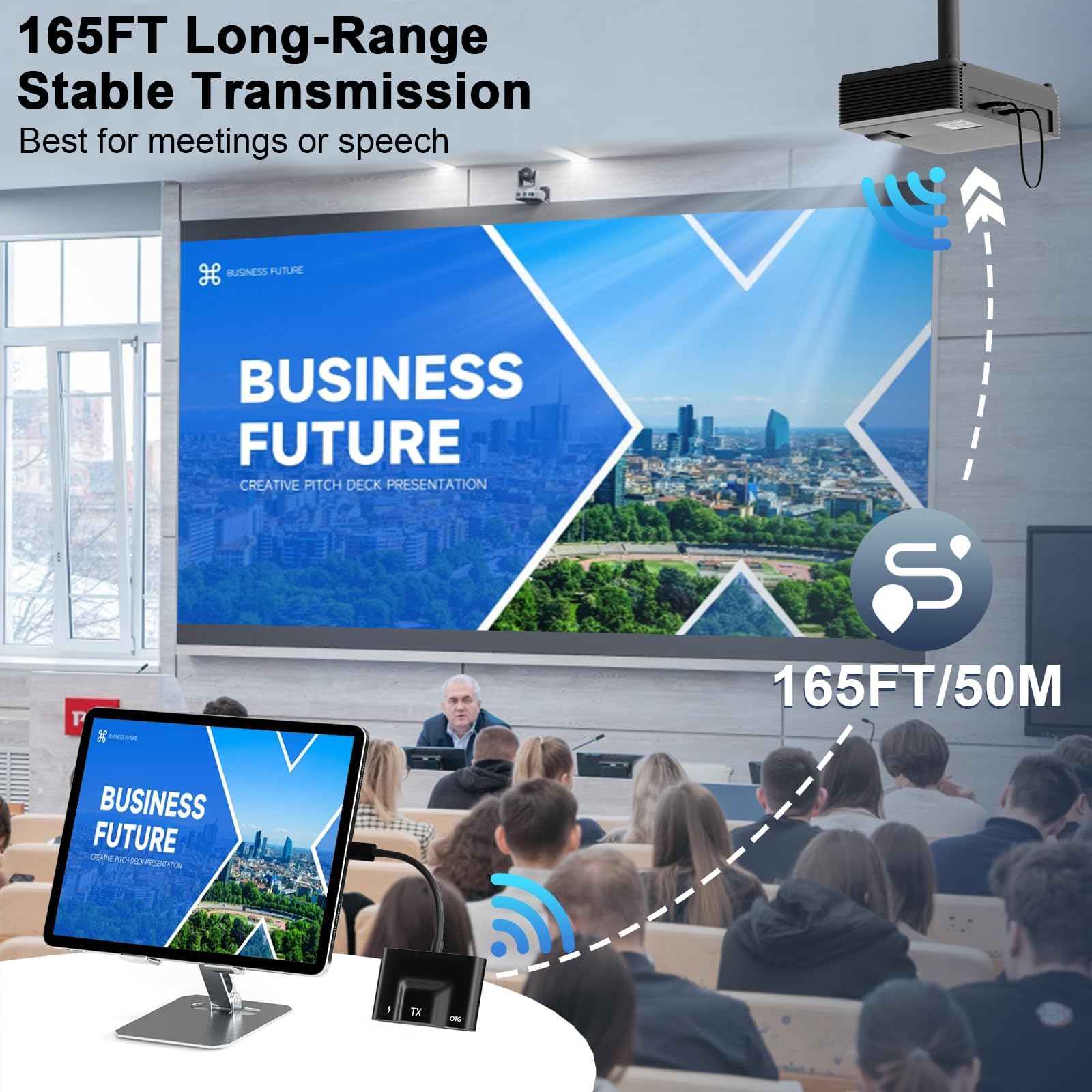 Inverse Net Usb C Wireless Hdmi,Wireless Hdmi Transmitter And Receiver,Hdmi Wireless Dongle,Streaming Video And Audio To Tv/Monitor/Projector From Mac Book/Sur Face/Chrome Book/Phone 15/Pad/Ga Laxy