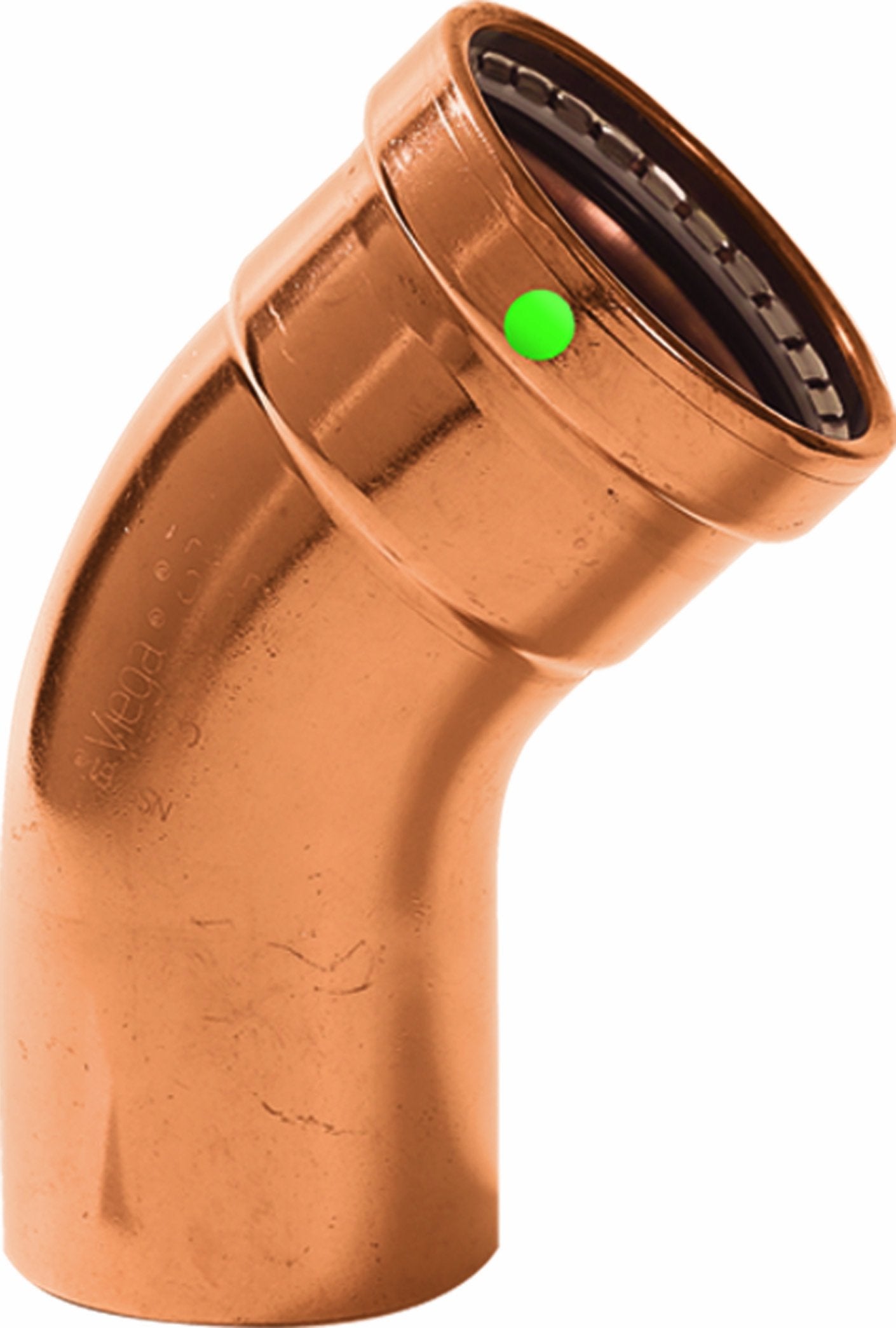 Viega Copper 20668 Propress Zero Lead Xl-C 45-Degree Elbow With 2-1/2-Inch Ftg X P, 1-Pack,WBHDWB008J31MVG