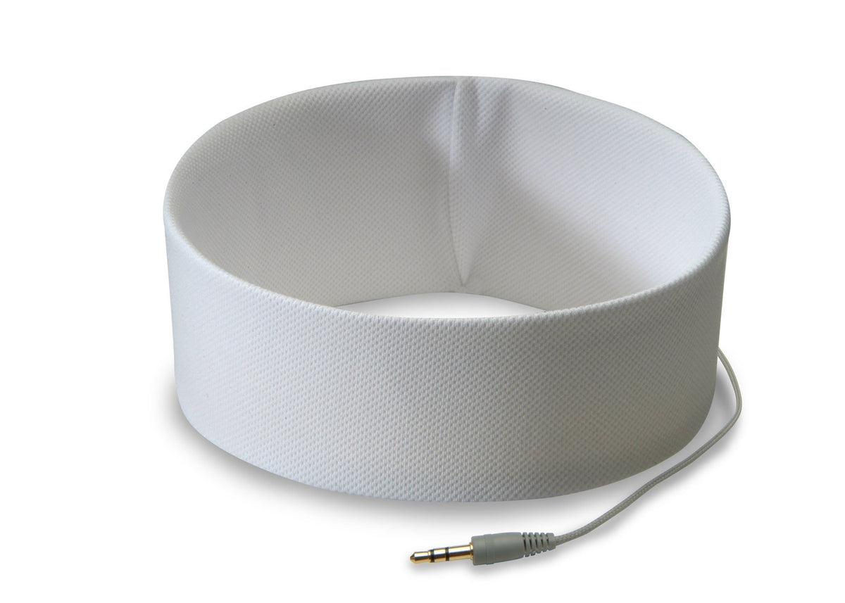 Runphones Microphone Headphones (Cool White, Medium)