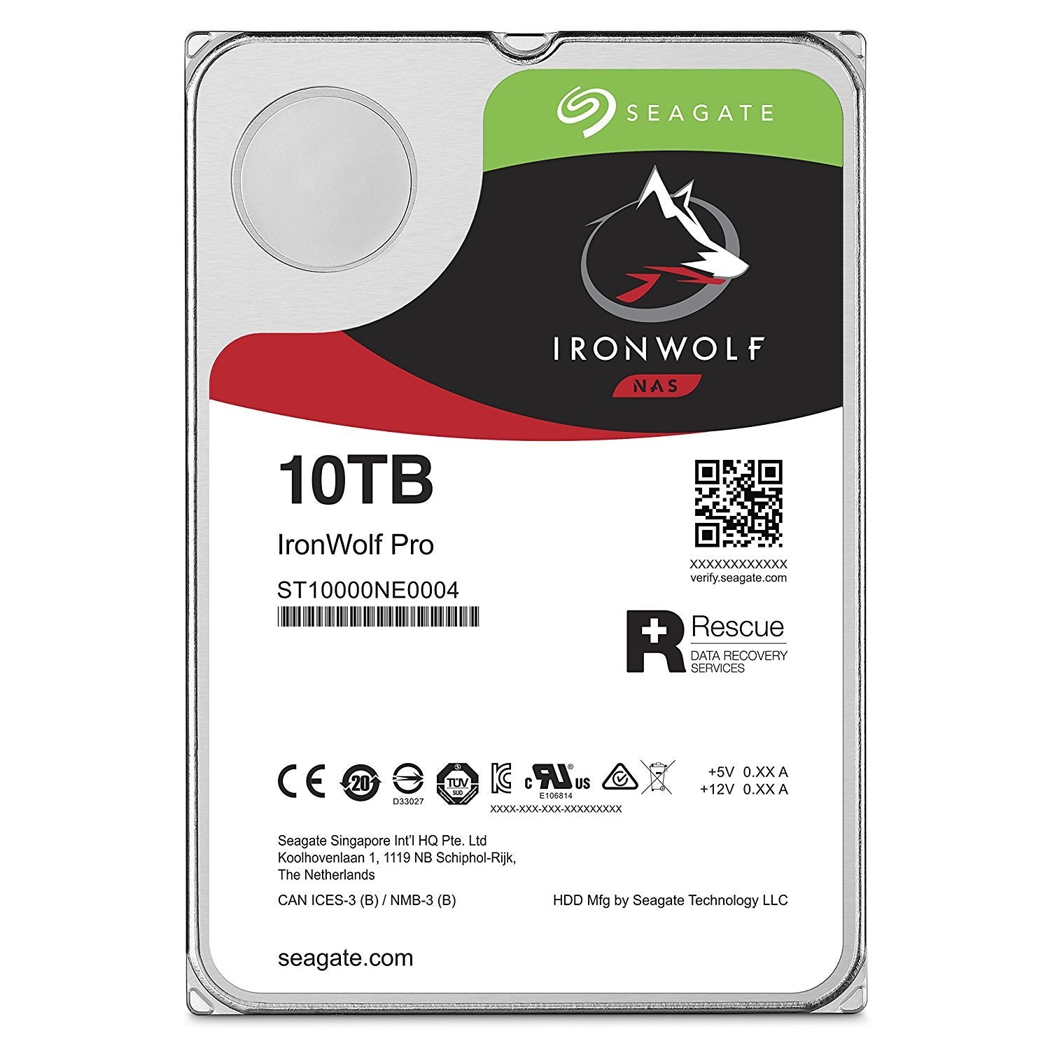Seagate Ironwolf Pro 10Tb Nas Internal Hard Drive Hdd   3.5 Inch Sata 6Gb/S 7200 Rpm 256Mb Cache For Raid Network Attached Stora