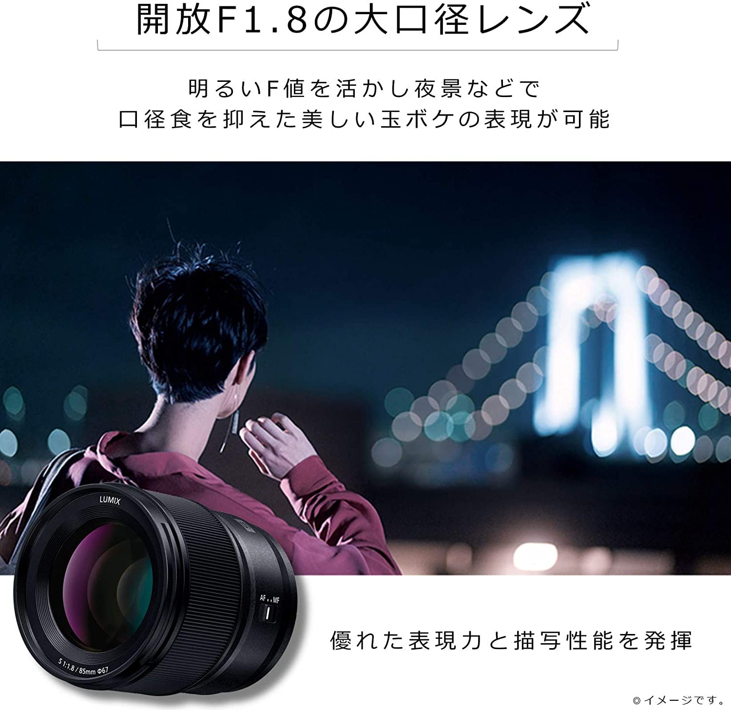 Panasonic S S85 Lumix S 85Mm F1.8 Lens For Leica L Mount