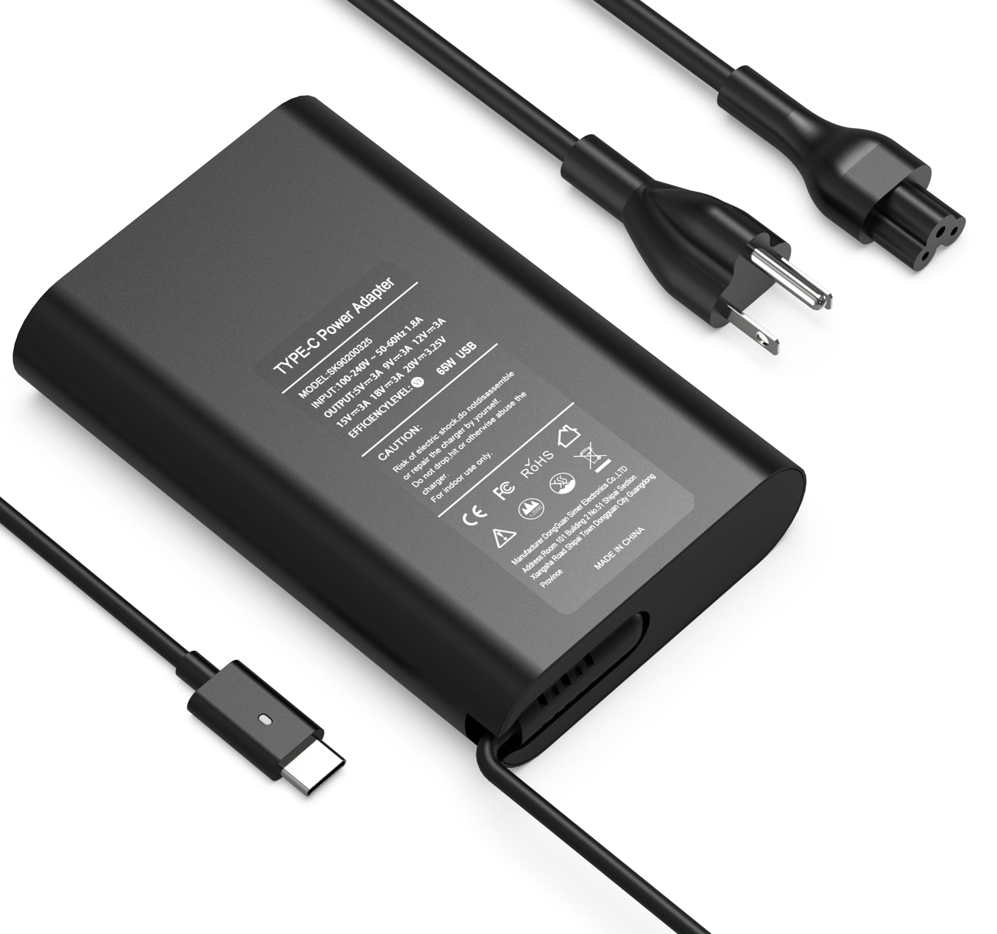 New 65W Dell Laptop Charger Usb C Charger For Dell Laptop: Dell Latitude 5420 5430 5440 5520 5530 7320 7420 7430 7440 2 In 1 Chr