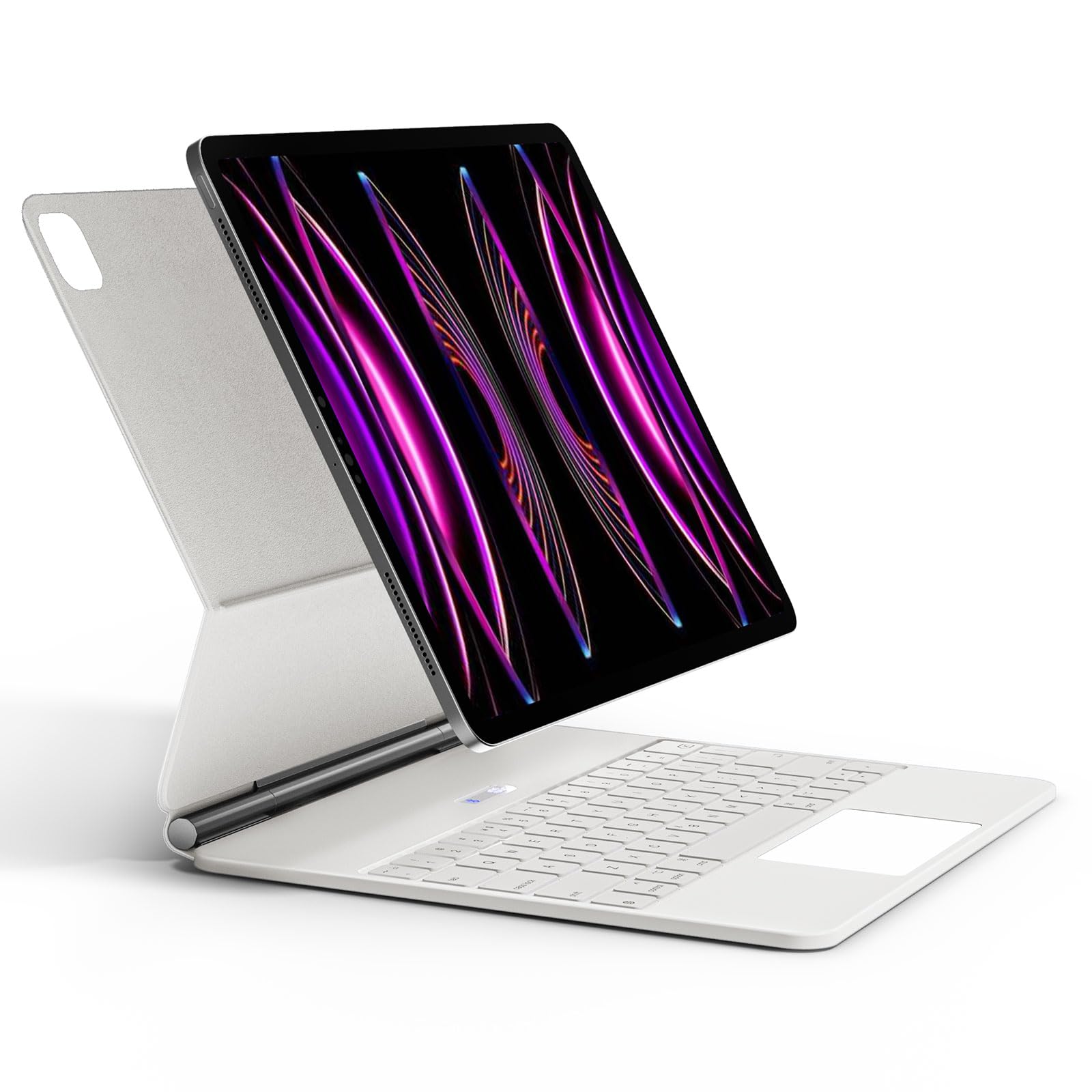 Apps2Car Magic Keyboard 12.9 Inch For Ipad Pro 12.9, Waterproof Keyboard Case Built In Trackpad, Wireless Backlit Keyboard For I