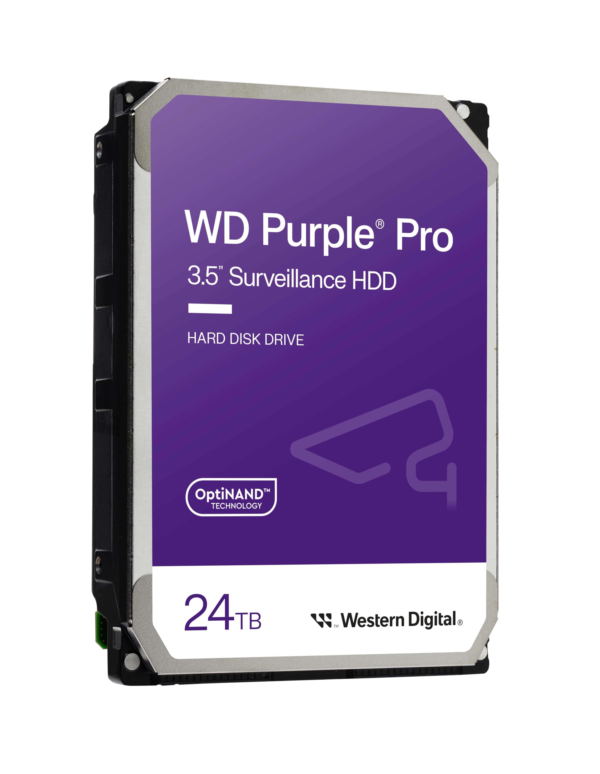 Western Digital 24Tb Wd Purple Pro Surveillance Internal Hard Drive Hdd   Sata 6 Gb/S, 512 Mb Cache, 3.5''   Wd240Purp