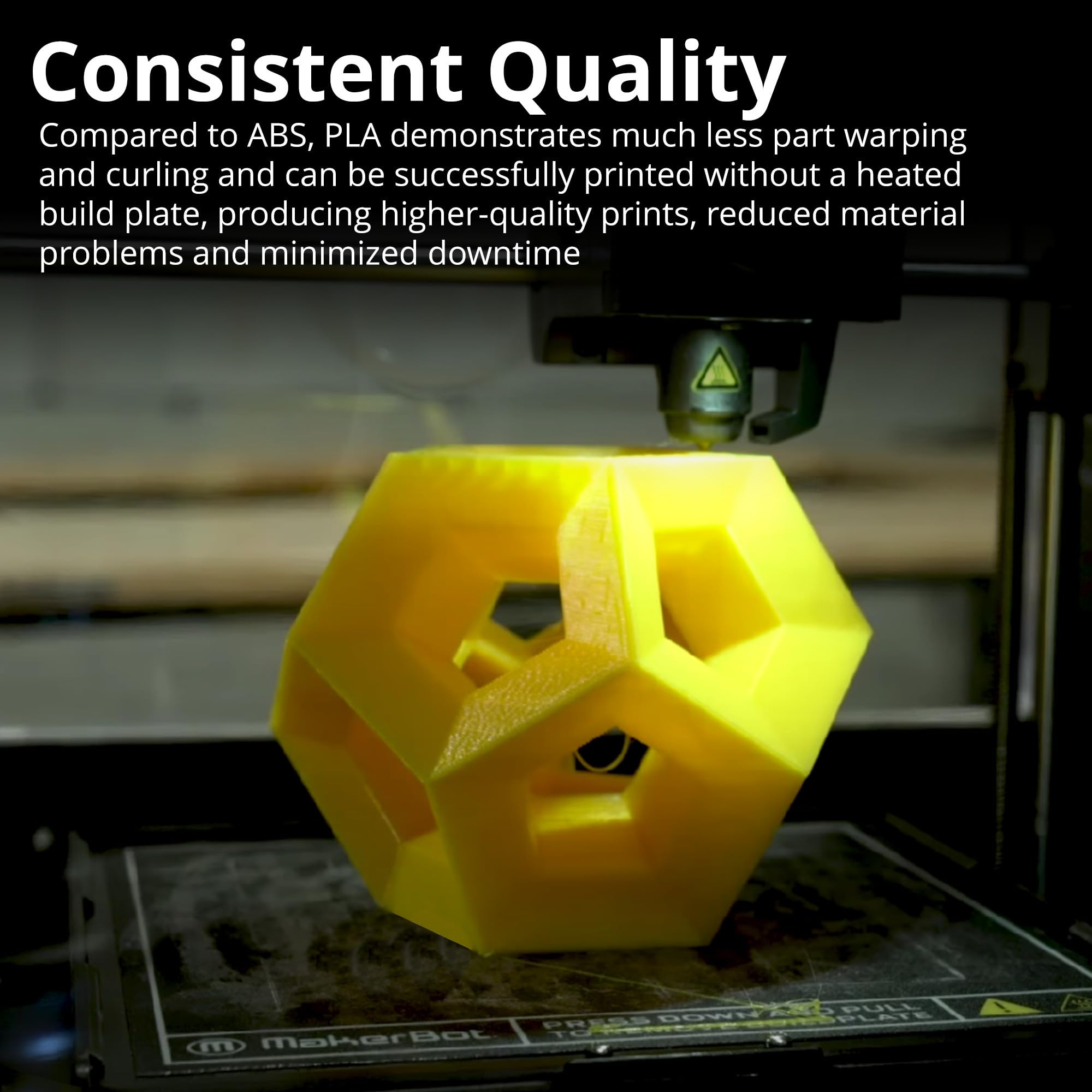 Makerbot Mp05789 Pla 3D Printing Filament Small Spool With Grip Surface For Replicator Mini And Mini+ 3D Printers, Non-Toxic Res