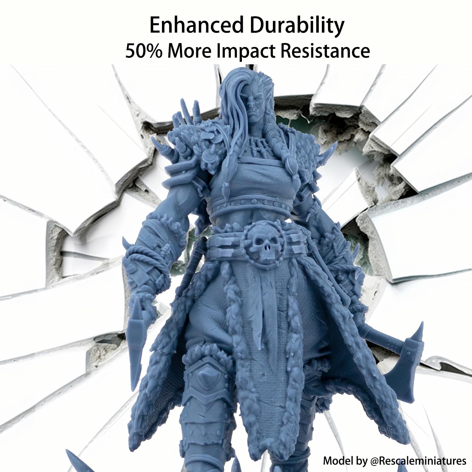 Siraya Tech Fast Abs Like Tough Navy Grey 3D Printer Resin, Enhanced Durability For 3D Printing, High Precision And Impact Resis