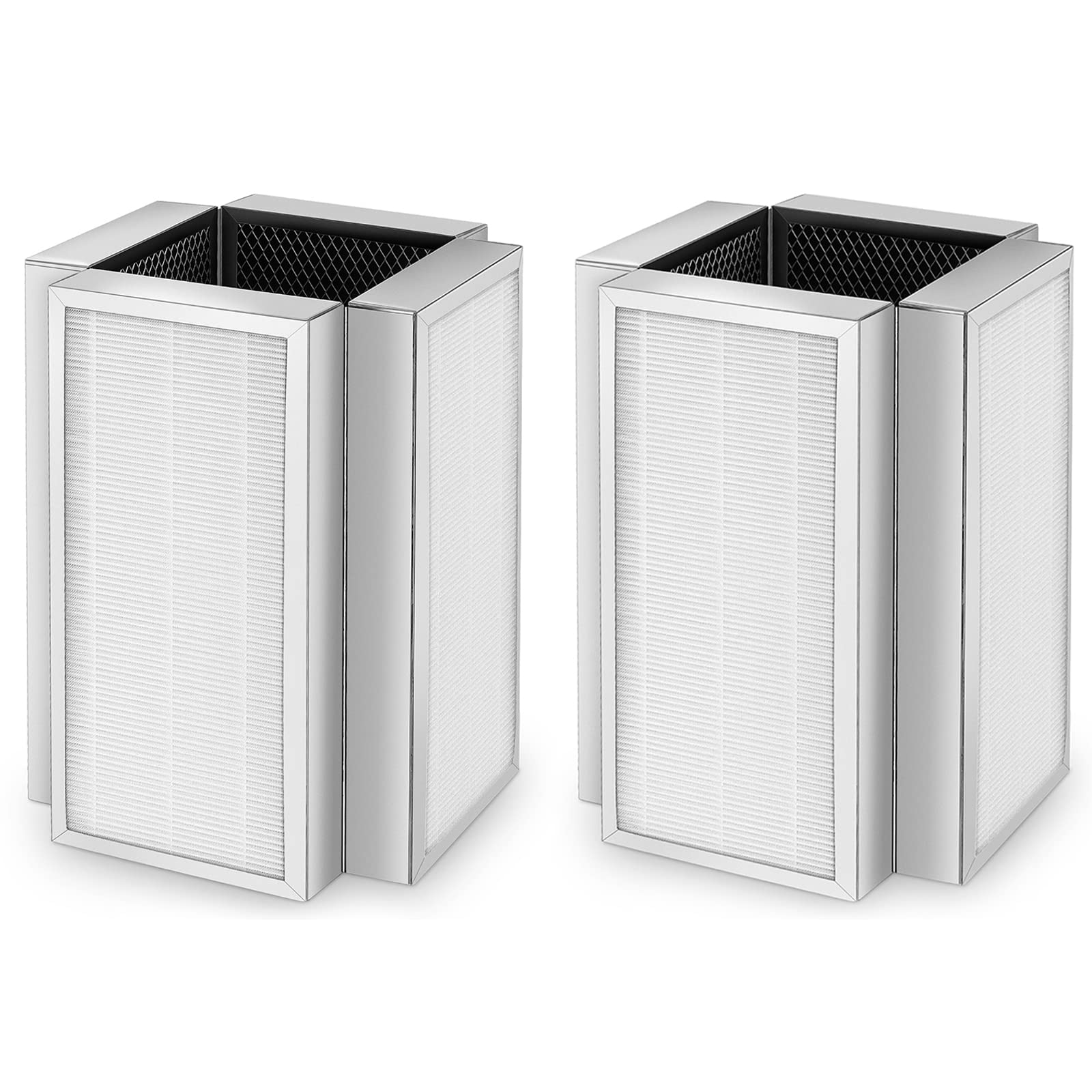 50 True Hepa Replacement Filters Compatible With Air Puri Fier, 3 In 1 Pre Filters, H13 True Hepa And Activated Carbon Filter Fo