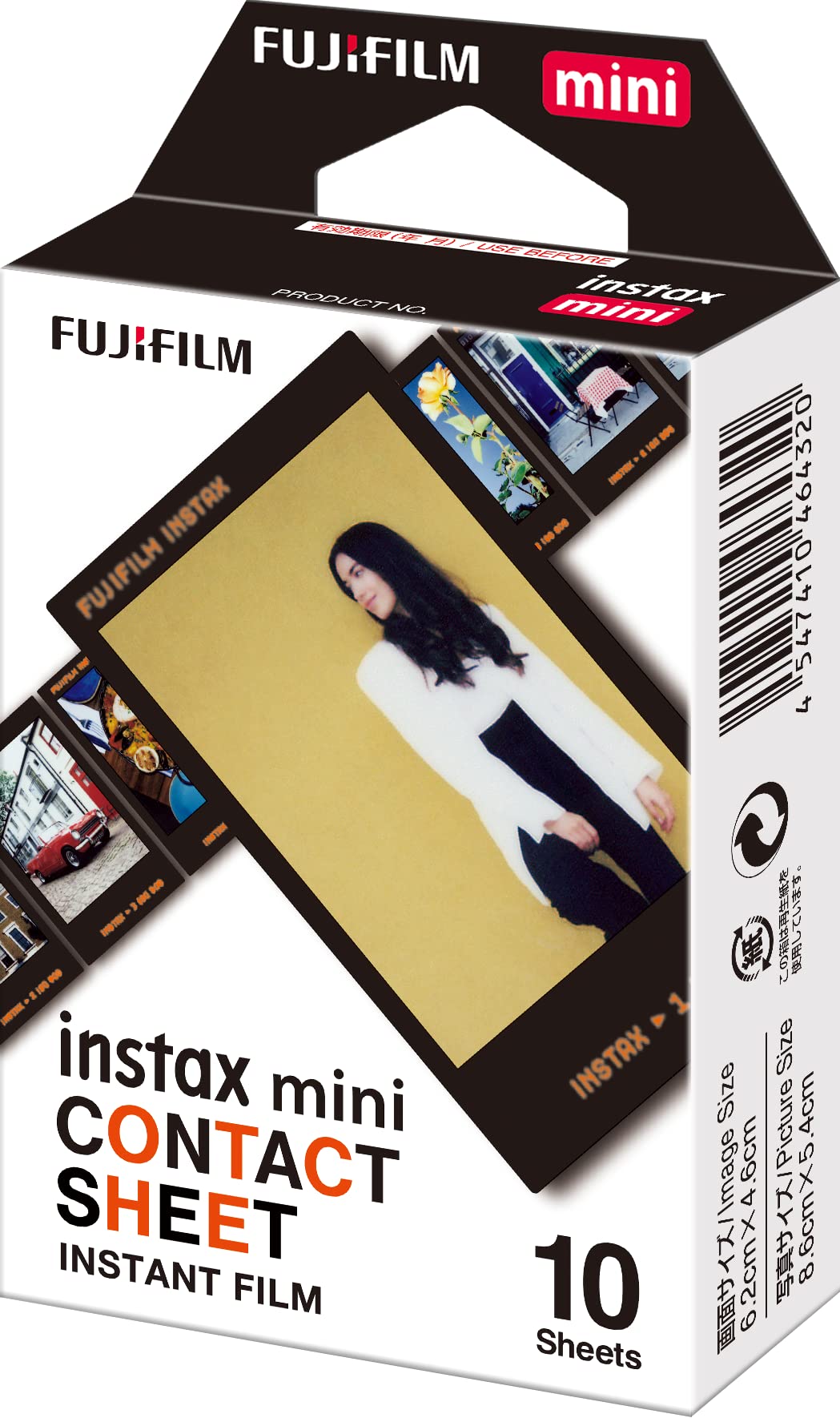 Fujifilm Instax Mini Contact Sheet Film   10 Exposures