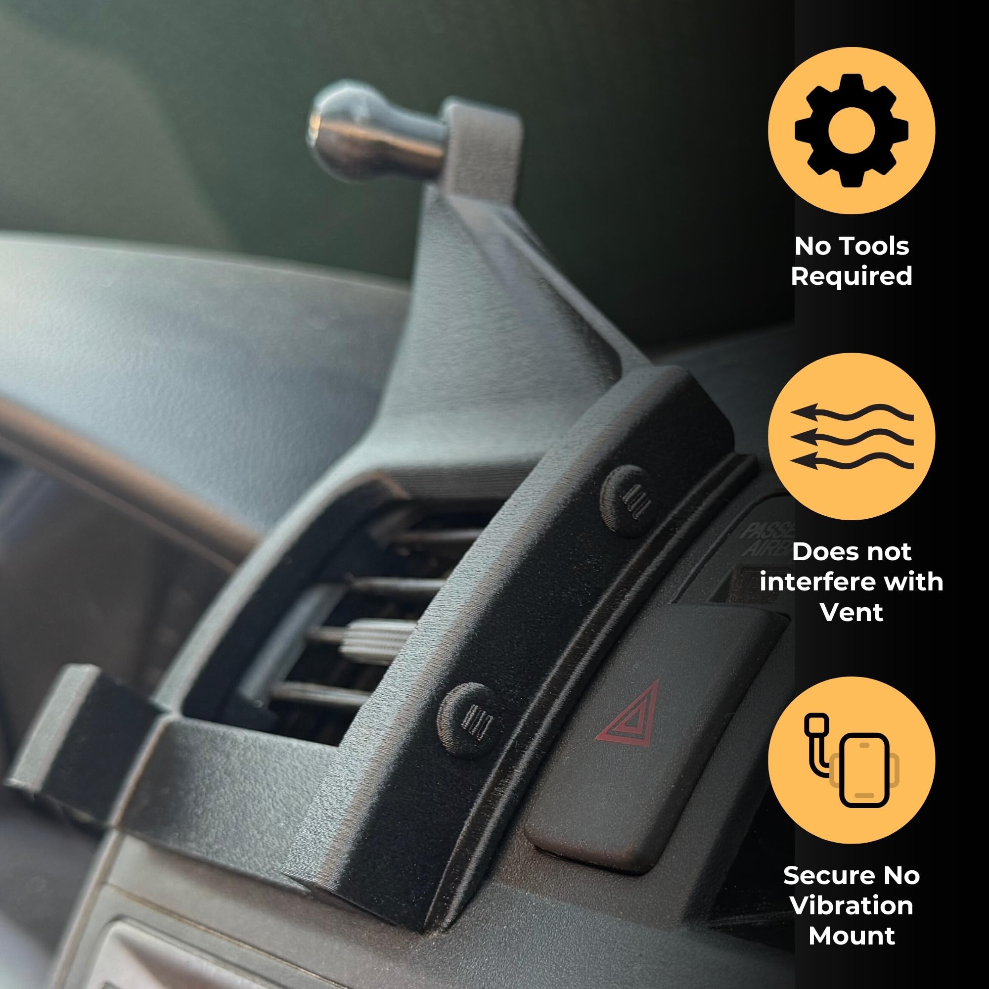 Customish Phone Holder For Honda Accord 2003-2007 (Cradle Mount)