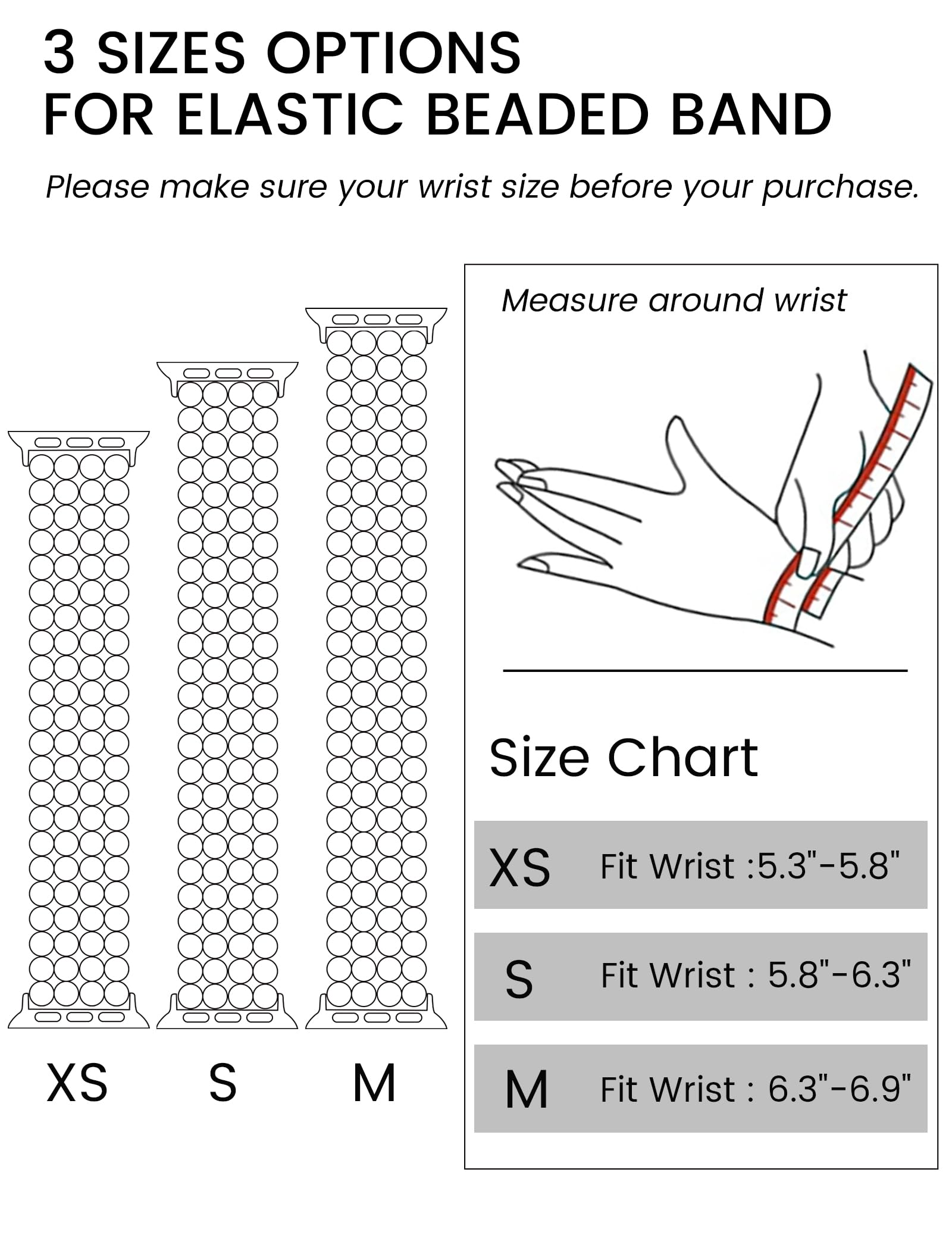 Jr.Dm Beaded Bracelet Compatible With Apple Watch Band 40Mm 38Mm 41Mm Series 9/8/7/Se/6/5/4/3/2/1 Women Girls Dressy Fancy Handm