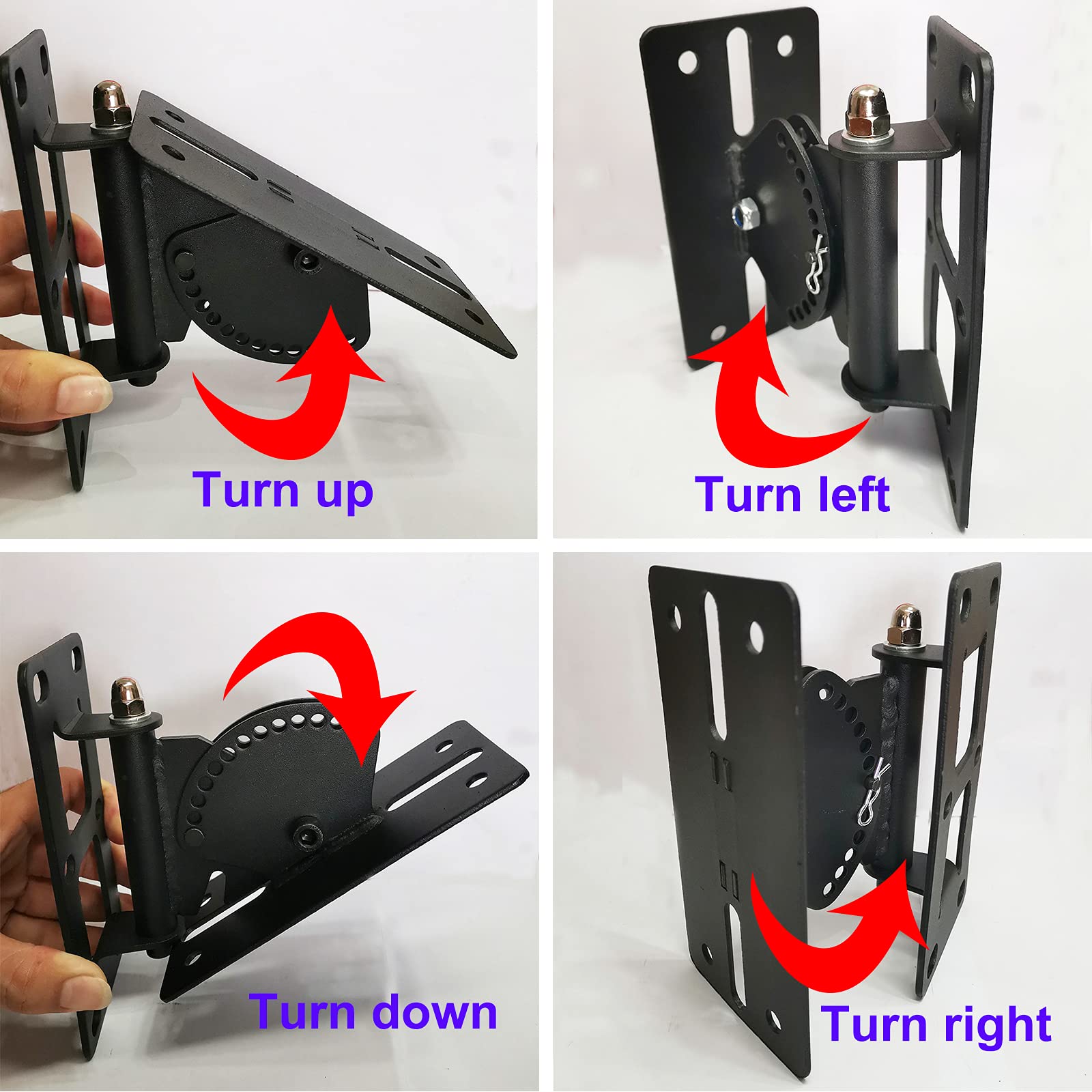Howonder My 23 Heavy Duty Speaker Wall Mounts,Hold Up To 100Lbs, Speaker Wall Mount Bracket Design For Large Speakers Or Column