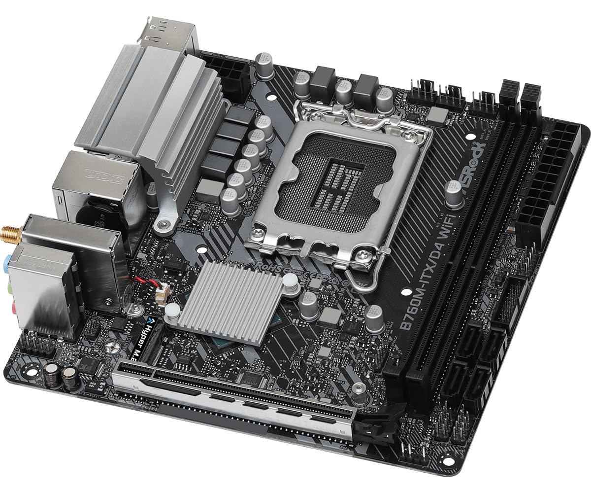 Asrock B760M-Itx/D4 Wifi Supports 13Th Gen & 12Th Gen Intel Core Processors (Lga1700)