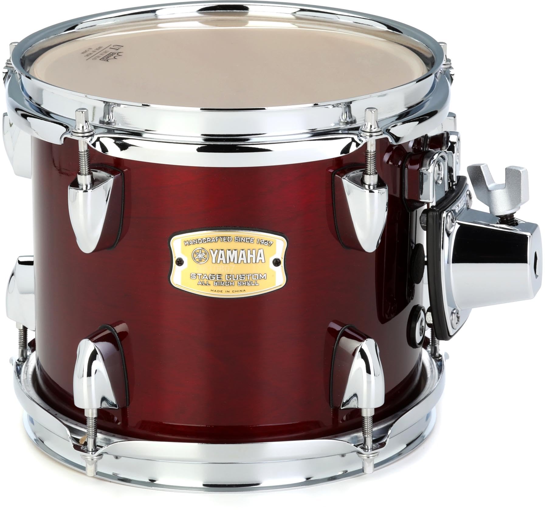 Yamaha Stage Custom Birch 8x7 Mounted Tom, Cranberry Red