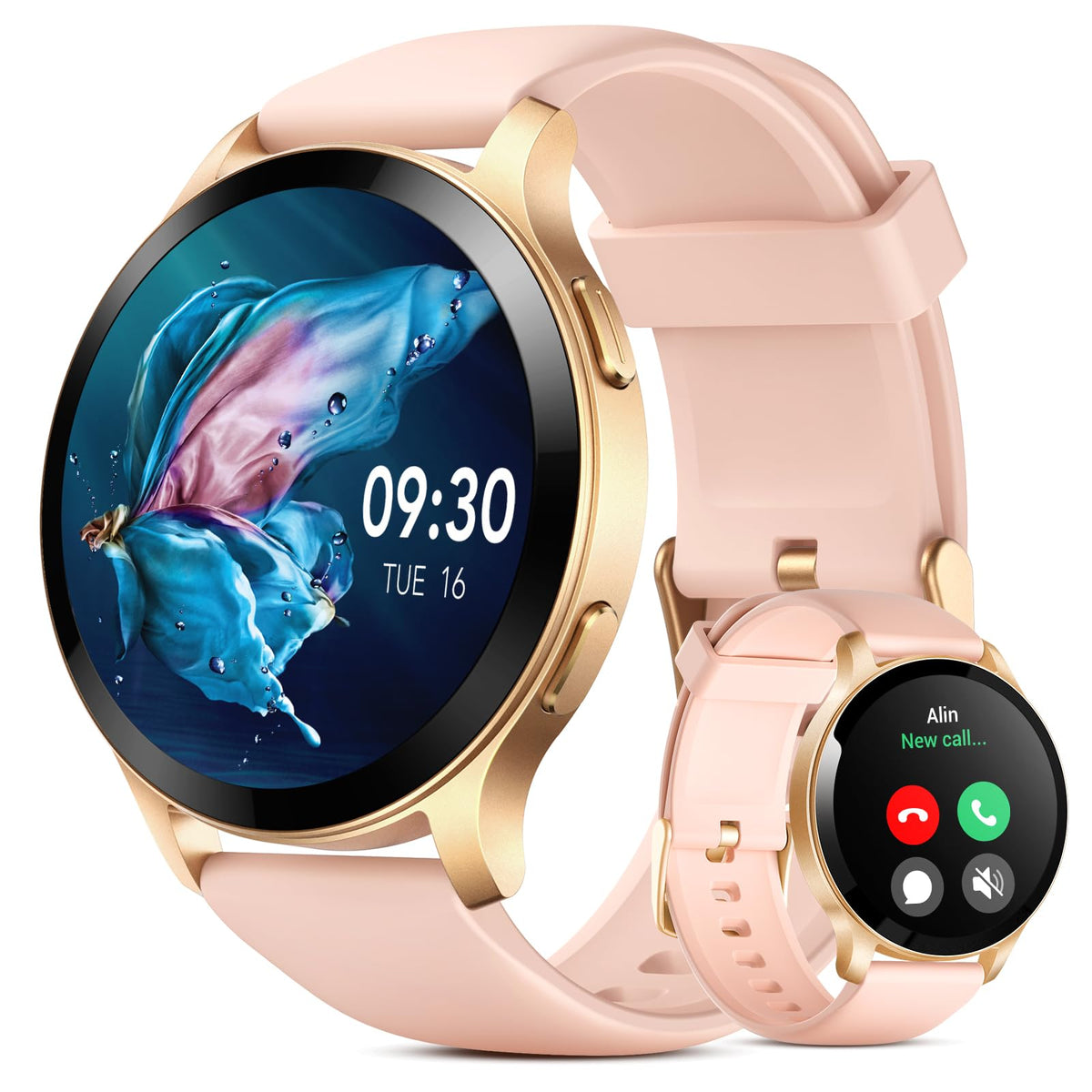Parsonver Smart Watch Call Receive/Dial For Men Women, 1.43'' Smartwatch For Android Phones Fitness Tracker Watch With Sleep Hea