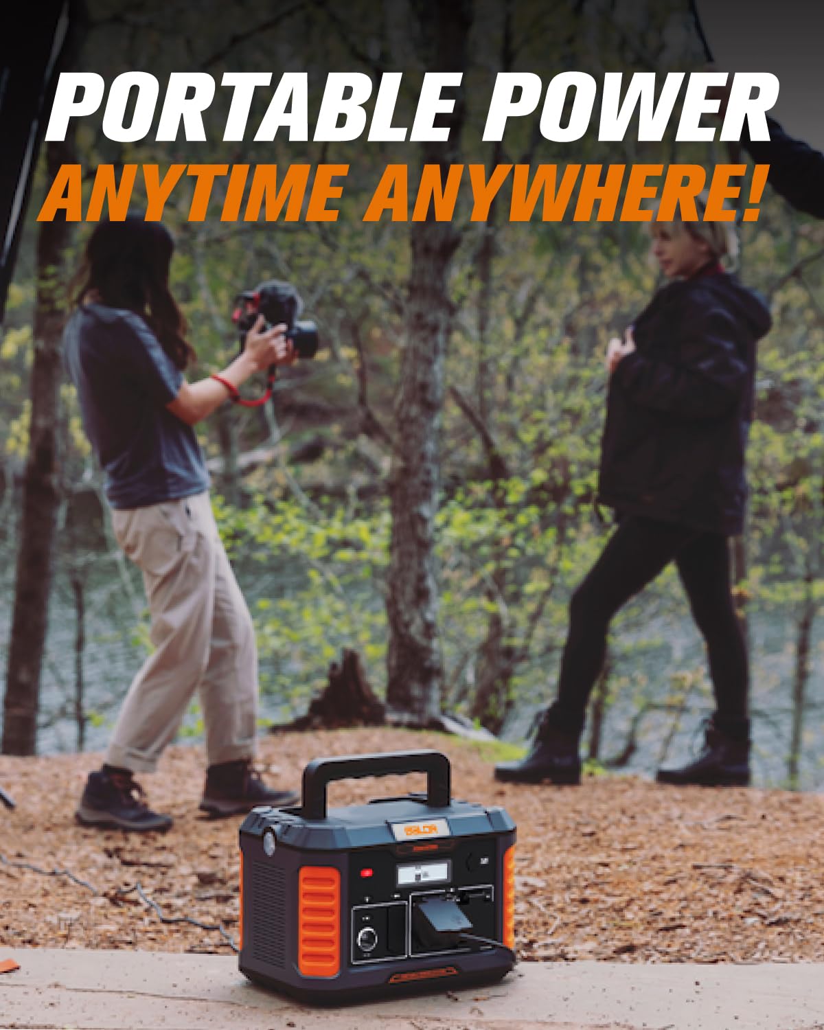 Baldr Portable Power Station, 1000W Output, 808Wh Capacity, Ac Outlet, Usb Ports, Solar Charging Generator For Home Camping Emer