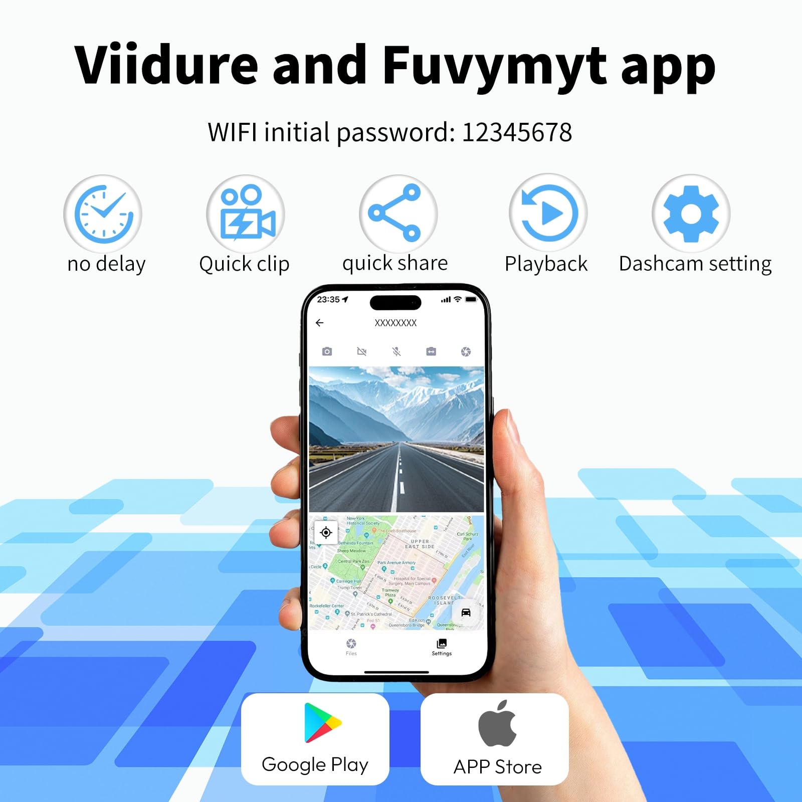 Fuvymyt Front 4K Dash Cam For Toyota Camry 2025,Hybrid Le Se Xse Xle,Easy Installation,Oem-Style,Collision Detection,Loop Record