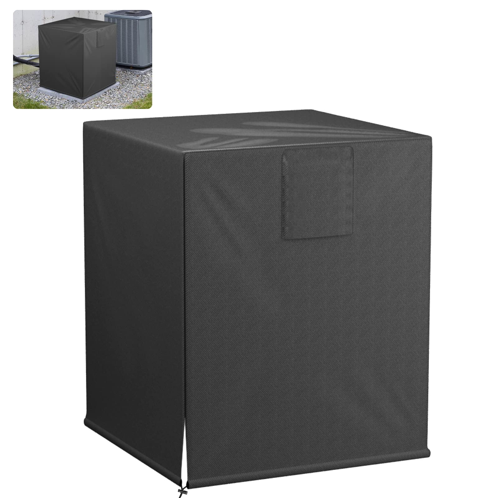 Bewave Air Conditioner Cover For Outside Units, Waterproof Durable Duty Outdoor Square Air Condition Covers Fits Up To 36X36X39