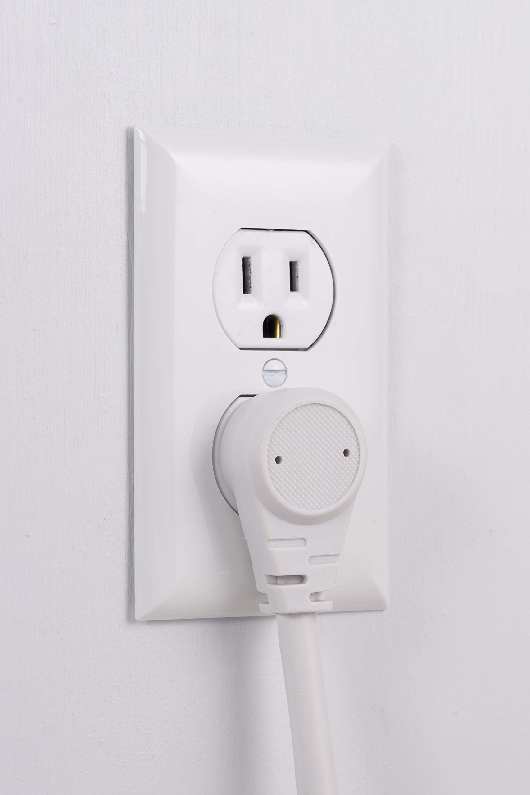 Ge Surge Protector, 4 Outlets 2 Usb Ports, Extra Long 8Ft. Power Cord, White, 25798