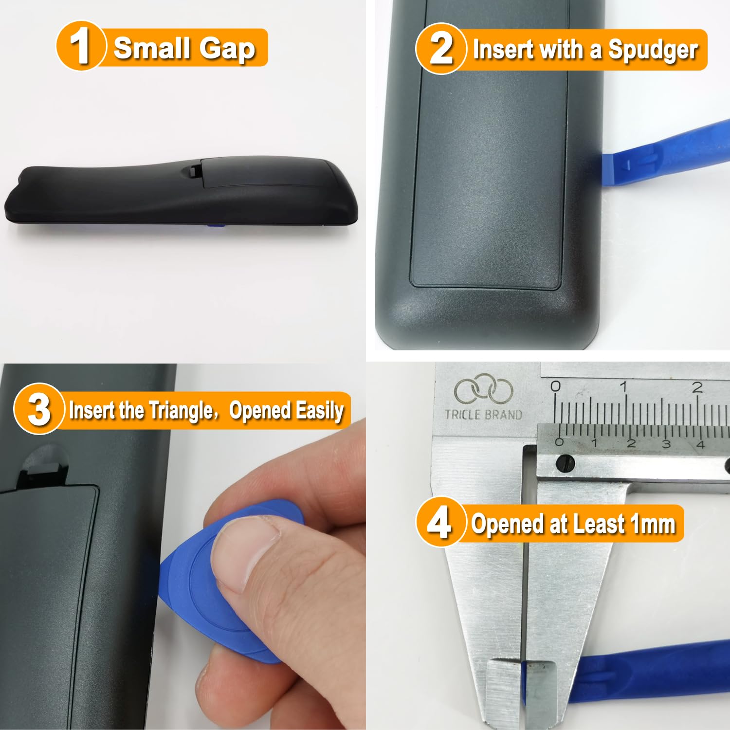 10Pcs Universal Triangular Prying Tool, 2Pcs Pry Bars, Plastic Spudger Tool Kit, Prying & Open Tool For Iphone, Laptop, Desktop