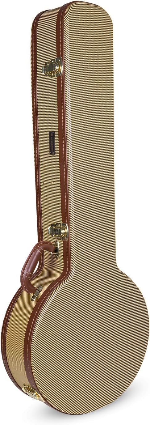 Crossrock Wood Case For 12.5'' Openback Banjos Vinyl Tweed (Crw620Objtw)