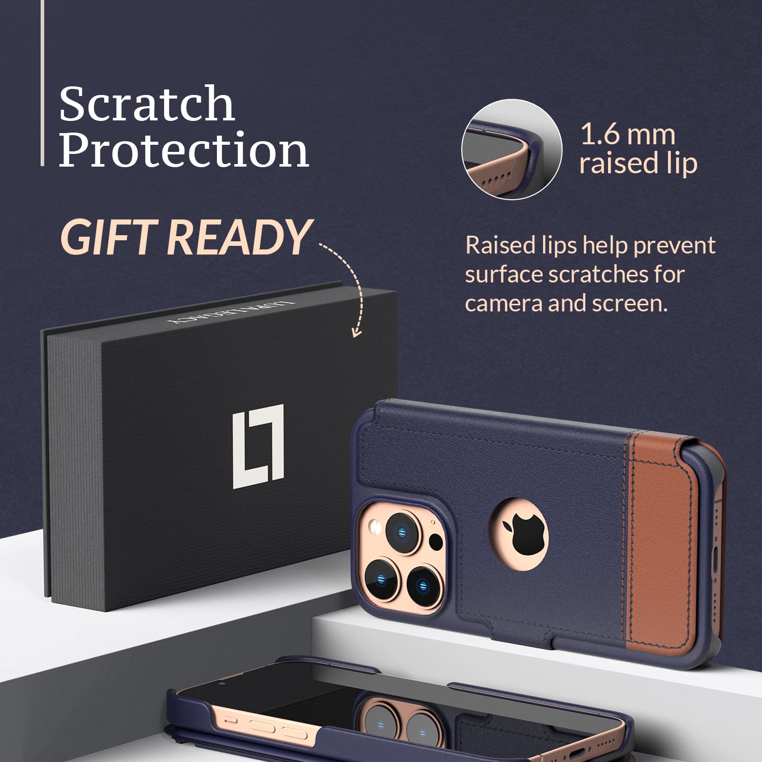 Lupa Legacy Iphone 13 Pro Max Case Wallet   Case With Card Holder   [Slim + Durable] For Women And Men   Flip Cell Phone Case