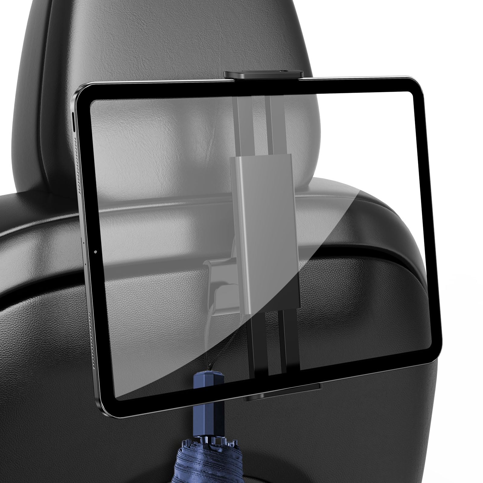 Oatsbasf Rear Seat Tablet Mount For Tesla Model Y Model 3, 360Rotatable Headrest Tablet Holder Headrest Stand Cradle Accessories