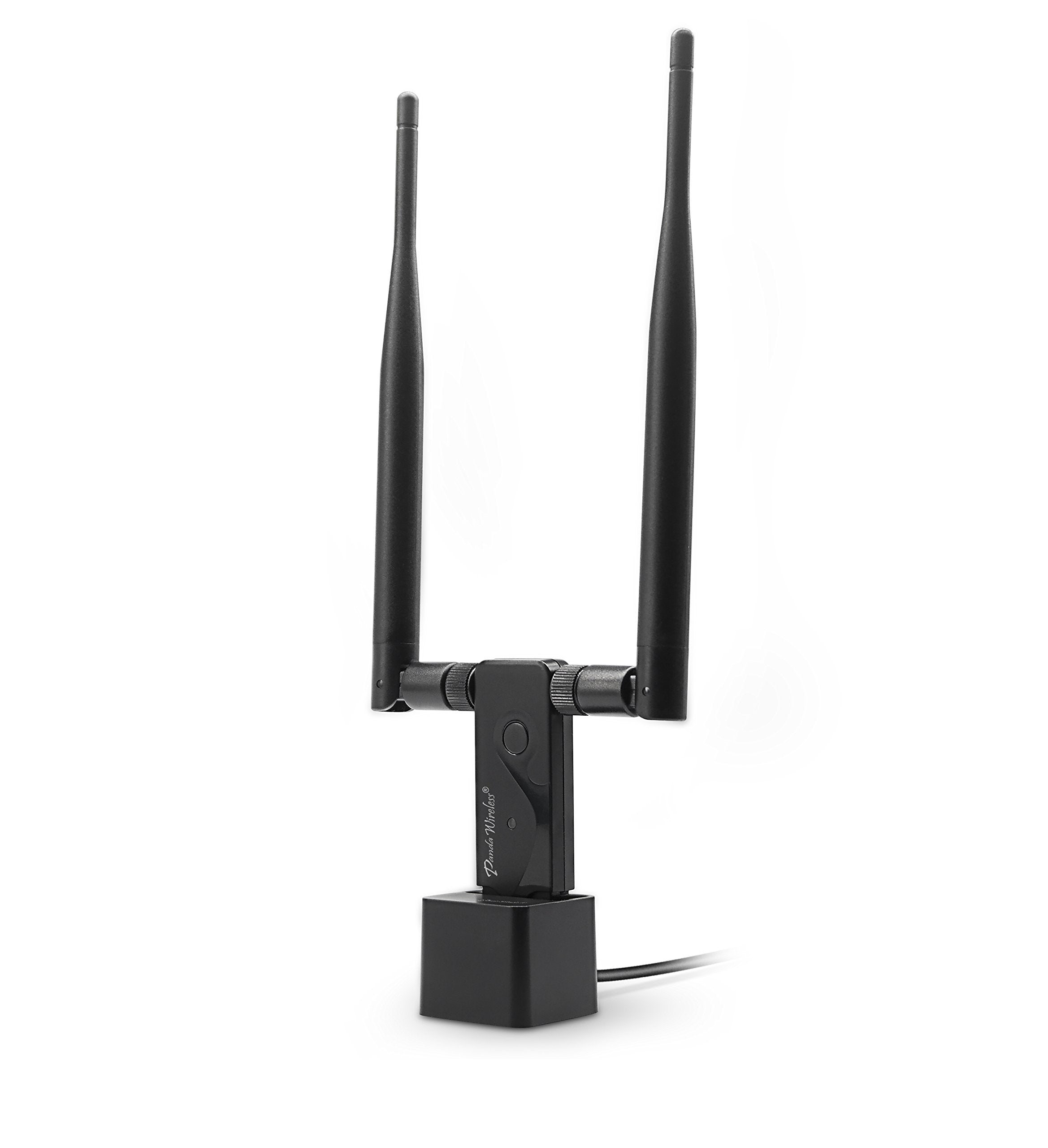 Panda Wireless� Pau09 N600 Dual Band (2.4Ghz And 5Ghz) Wireless N Usb Adapter W/Dual 5Dbi Antennas   Windows 7/8/10/11, Zorin, Mint, Ubuntu, Opensuse, Fedora, Centos, Kali And Raspbian