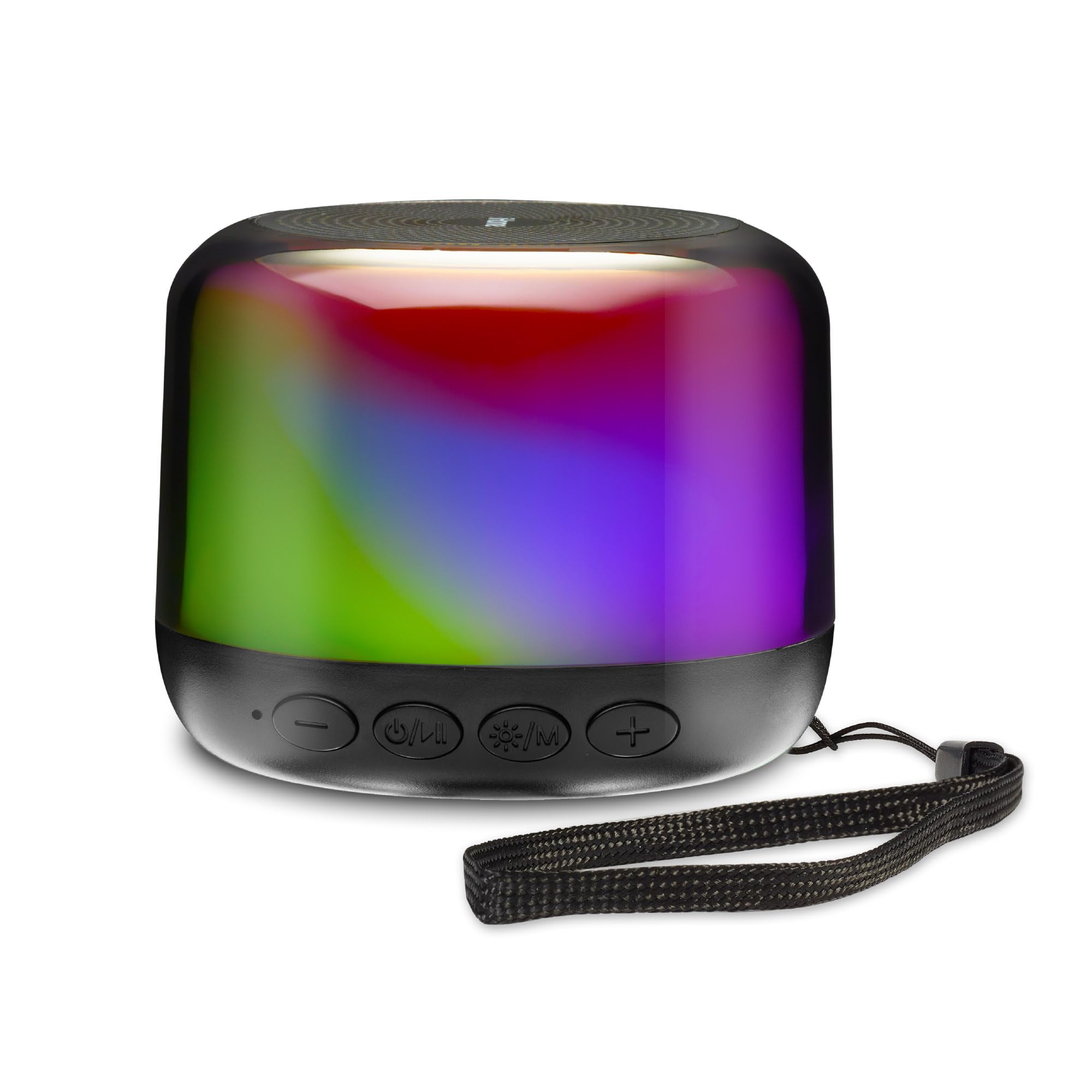 Ihome Bluetooth Speaker With Color Changing Lights, Rechargeable And Portable Speaker With 18 Hour Battery Life (Ibt64Bz)