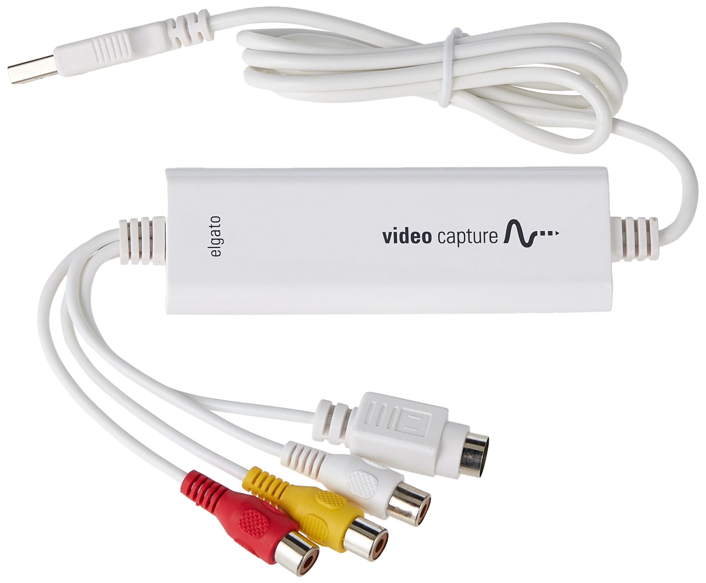 Elgato Video Capture   Usb 2.0 Capture Card Device, Easy To Use, Convert Analog To Digital, With Vhs Vcr Tv To Dvd Adapter, For