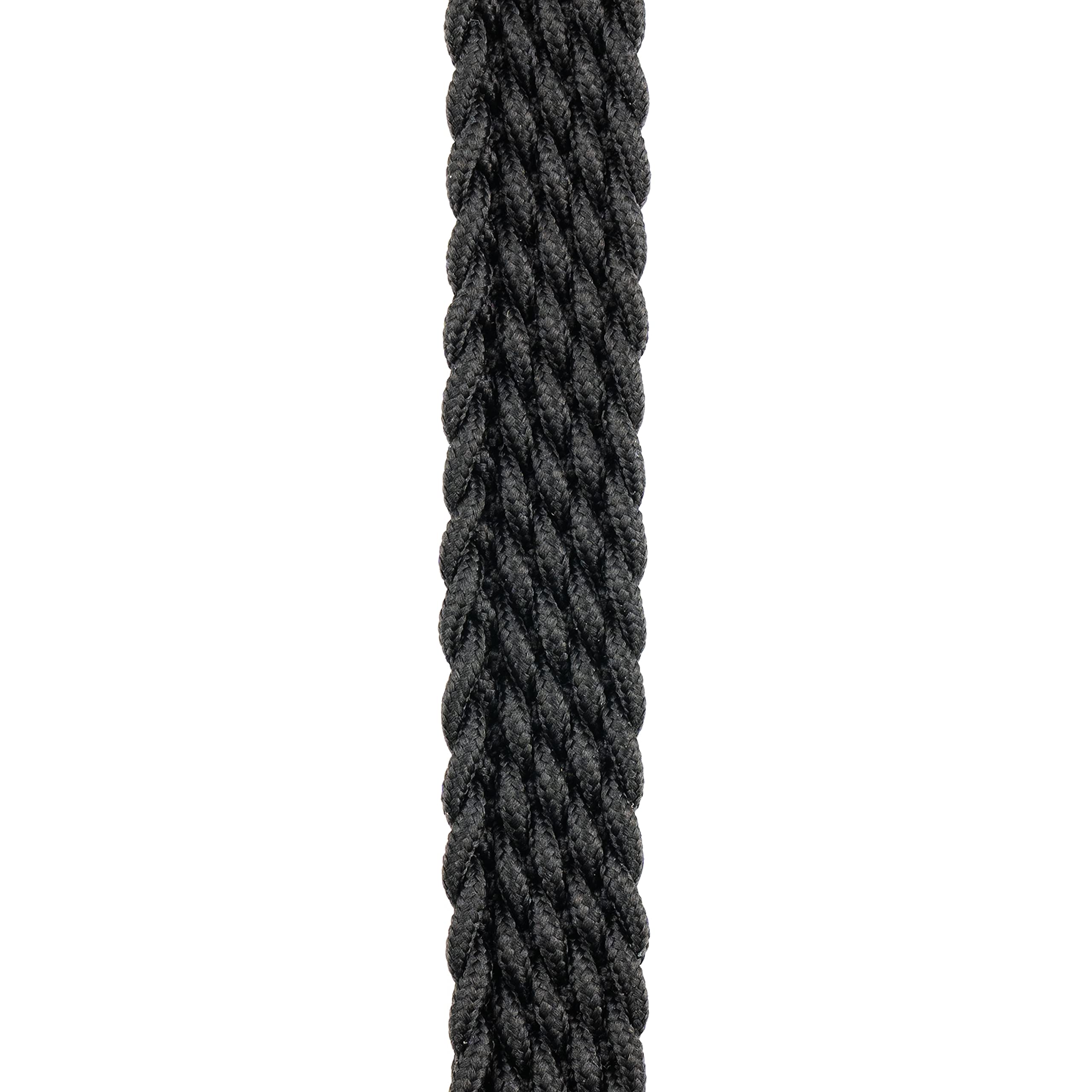 D'Addario Accessories Mandolin Strap   Mandolin Accessories   Braided Mandolin Strap   Black